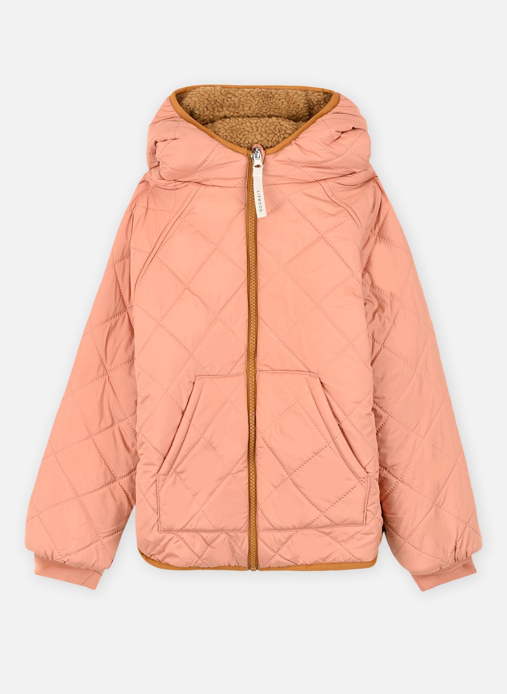 Fleece truien Jackson reversible jacket roze Liewood Fleece truien Jackson reversible jacket roze Tuscany rose mix