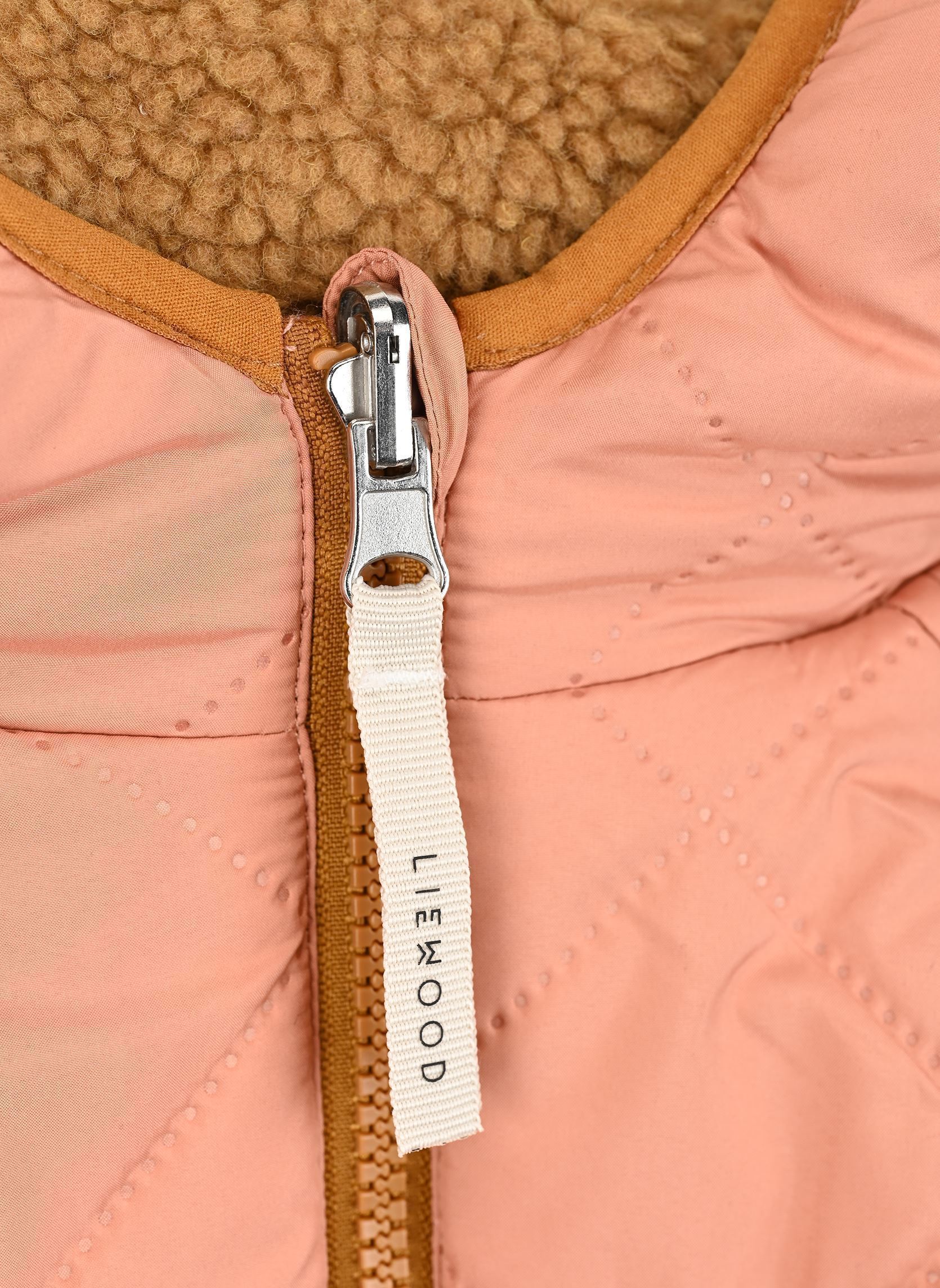 Fleece truien Jackson reversible jacket roze Liewood Fleece truien Jackson reversible jacket roze Tuscany rose mix