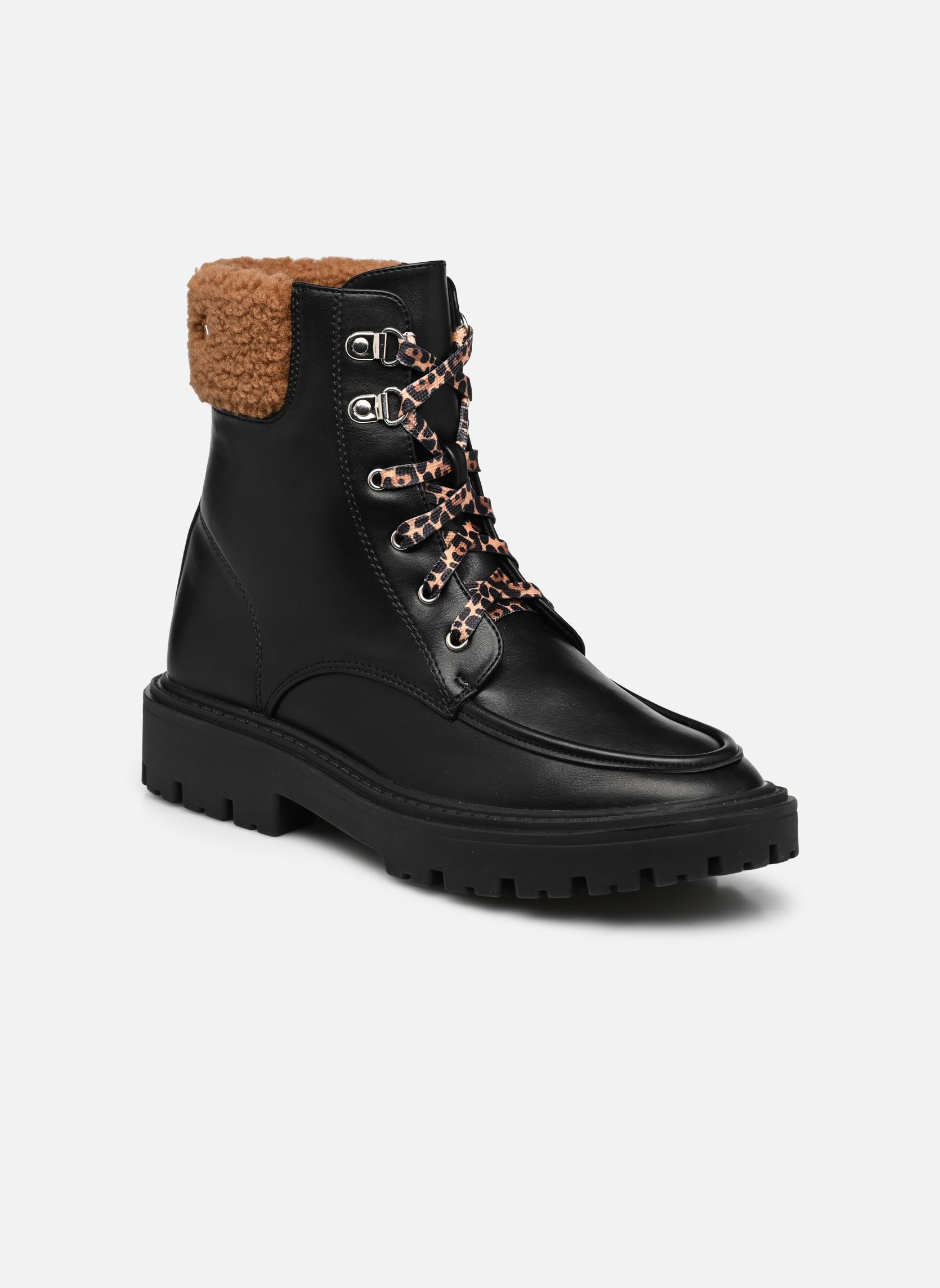 Bottines à lacets BT2473 femme noir Vanessa Wu Bottines à lacets BT2473 femme noir Noir