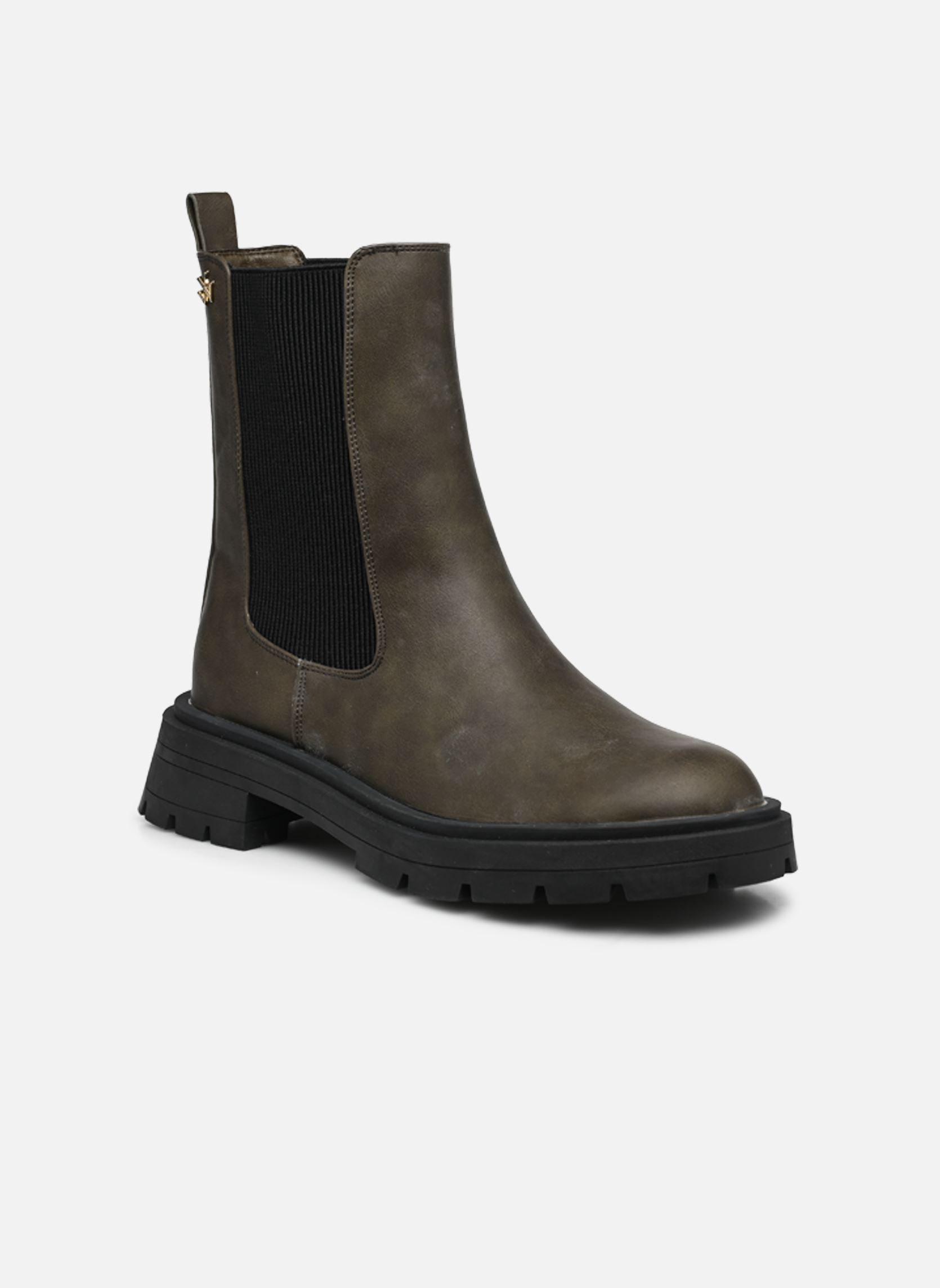 Niedrige Ankle Boots BT2437 damen grün Vanessa Wu Niedrige Ankle Boots BT2437 damen grün KAKI
