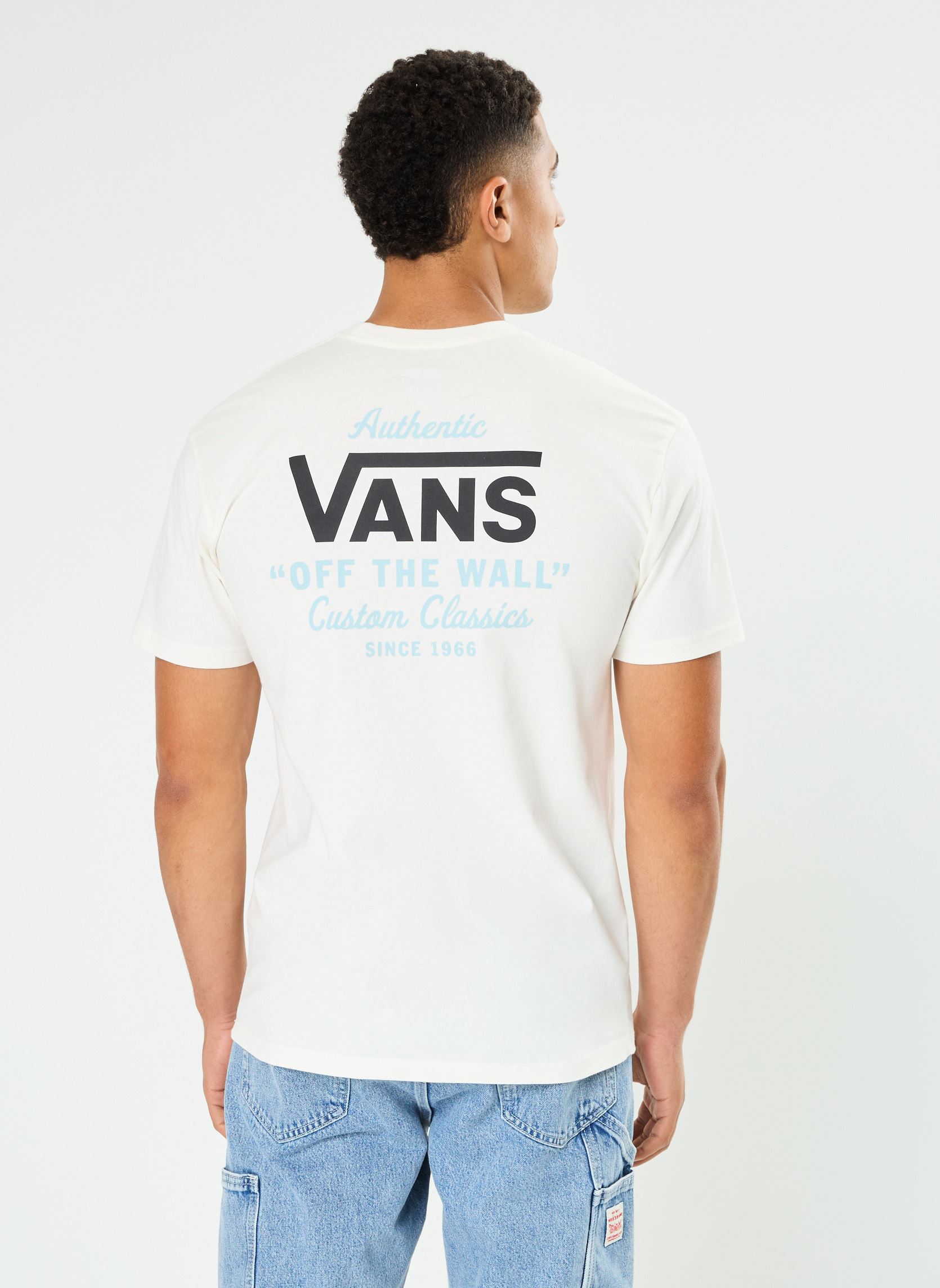 Tee-shirts Mn Holder St Classic homme blanc Vans Tee-shirts Mn Holder St Classic homme blanc MARSHMALLOW-FROST GRAY