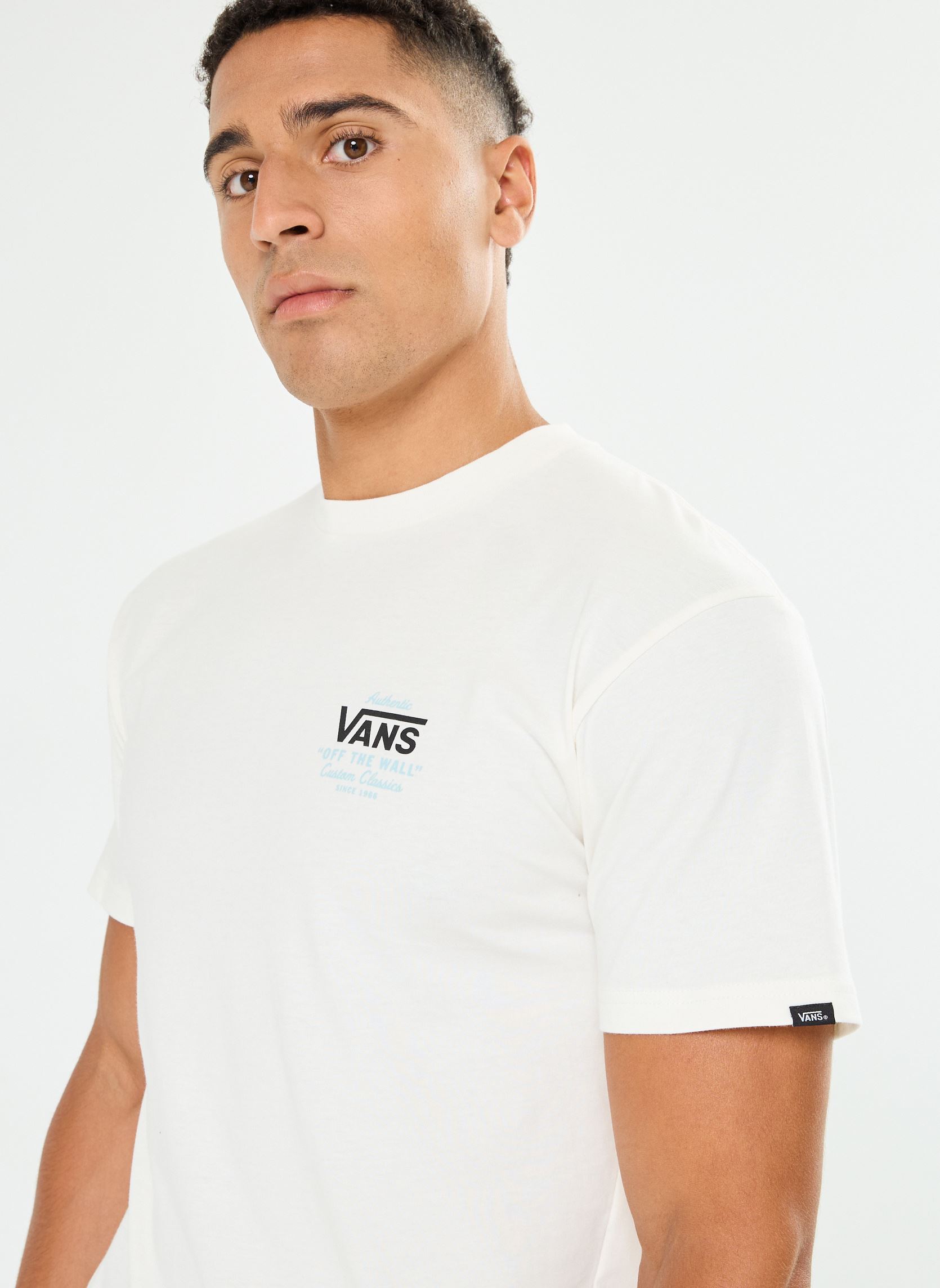 Tee-shirts Mn Holder St Classic homme blanc Vans Tee-shirts Mn Holder St Classic homme blanc MARSHMALLOW-FROST GRAY