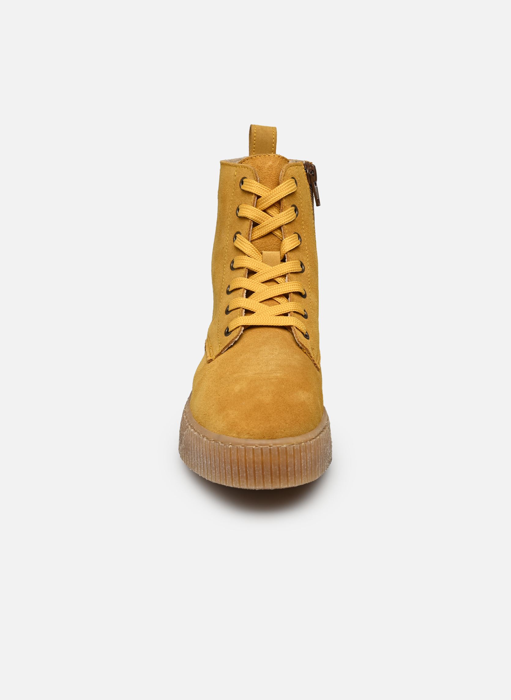 Hoge sneakers Dakota dames geel Arima pour Elle Hoge sneakers Dakota dames geel VELOURS SAFRAN