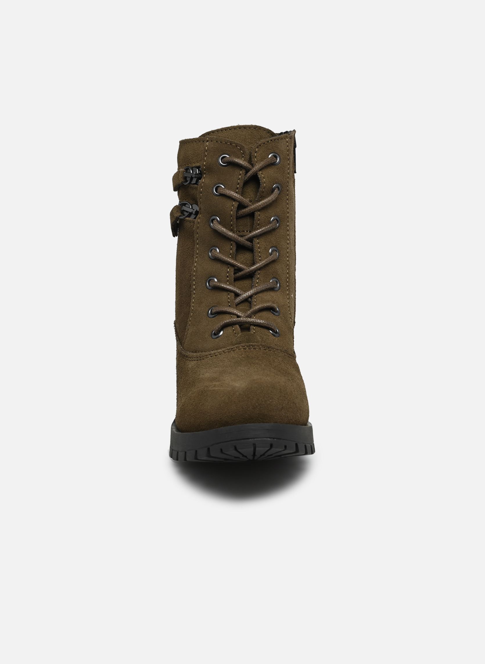 Geschnürte Stiefeletten Lise Velours damen grün Arima pour Elle Geschnürte Stiefeletten Lise Velours damen grün VELOURS KAKI