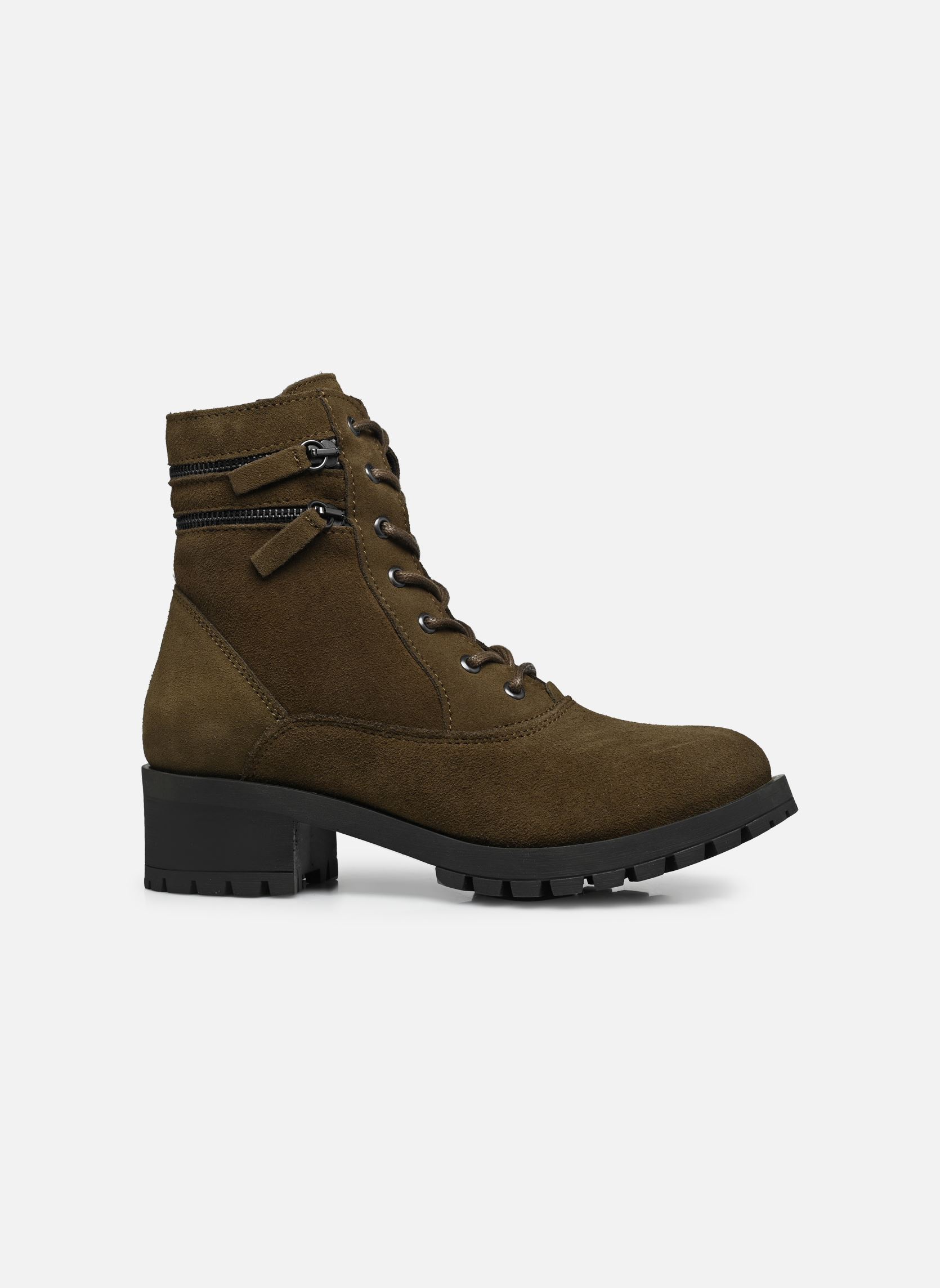 Geschnürte Stiefeletten Lise Velours damen grün Arima pour Elle Geschnürte Stiefeletten Lise Velours damen grün VELOURS KAKI