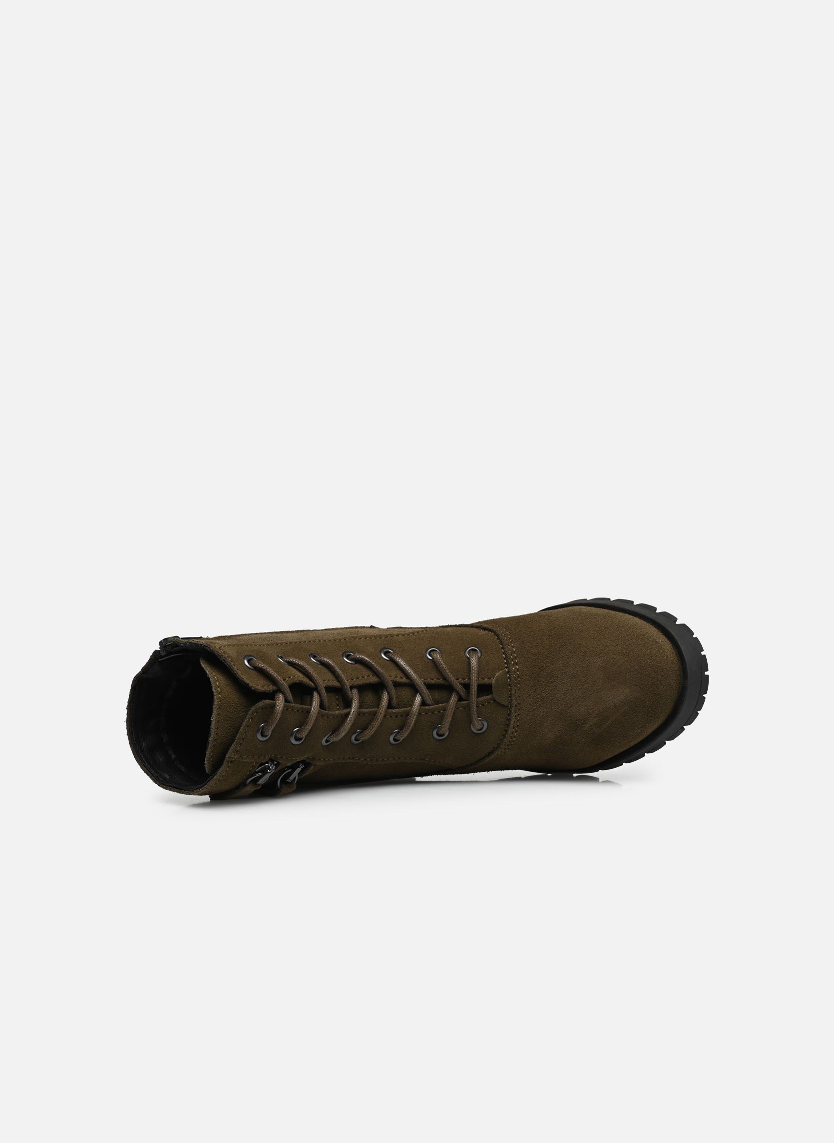 Geschnürte Stiefeletten Lise Velours damen grün Arima pour Elle Geschnürte Stiefeletten Lise Velours damen grün VELOURS KAKI