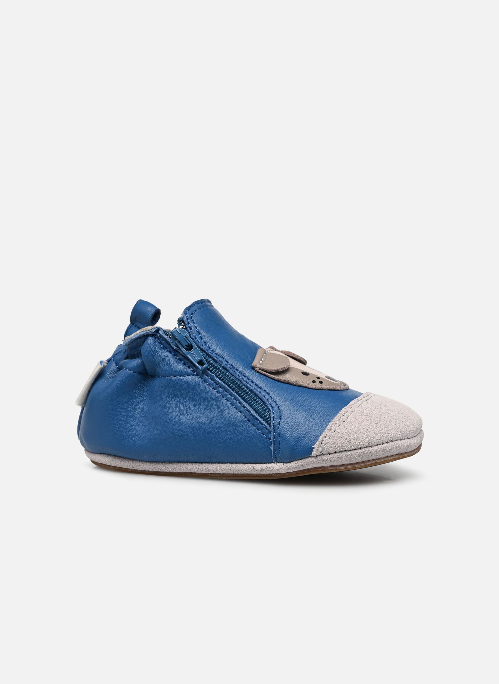 Chaussons CHOU DOG garçon bleu Robeez Chaussons CHOU DOG garçon bleu BLEU