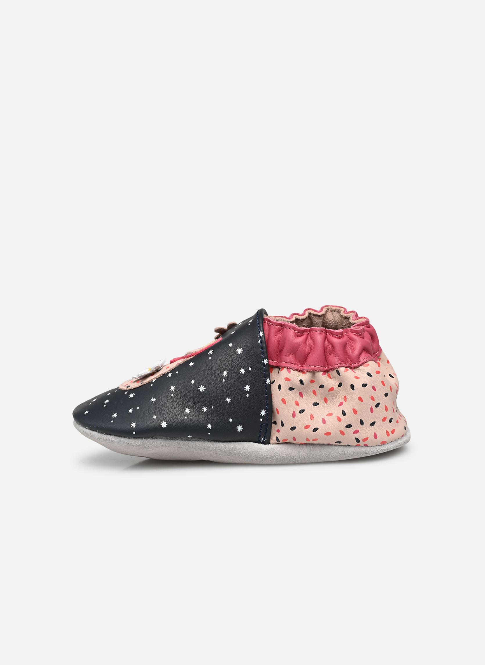 Chaussons FLOWERDOLLS fille bleu Robeez Chaussons FLOWERDOLLS fille bleu MARINE ROSE