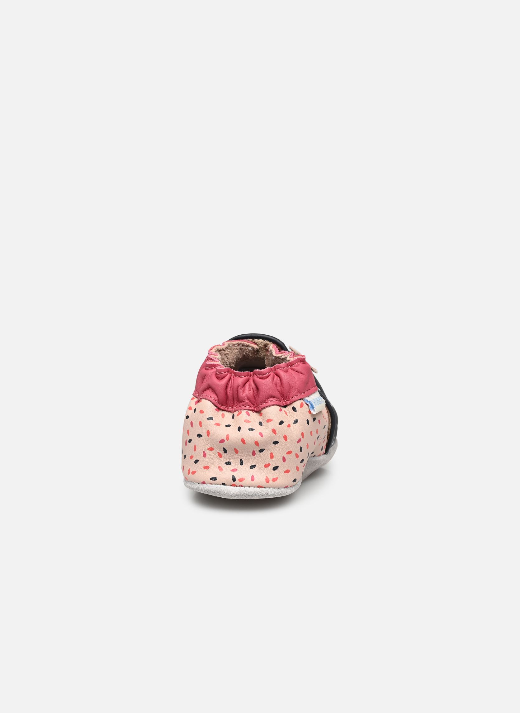 Chaussons FLOWERDOLLS fille bleu Robeez Chaussons FLOWERDOLLS fille bleu MARINE ROSE