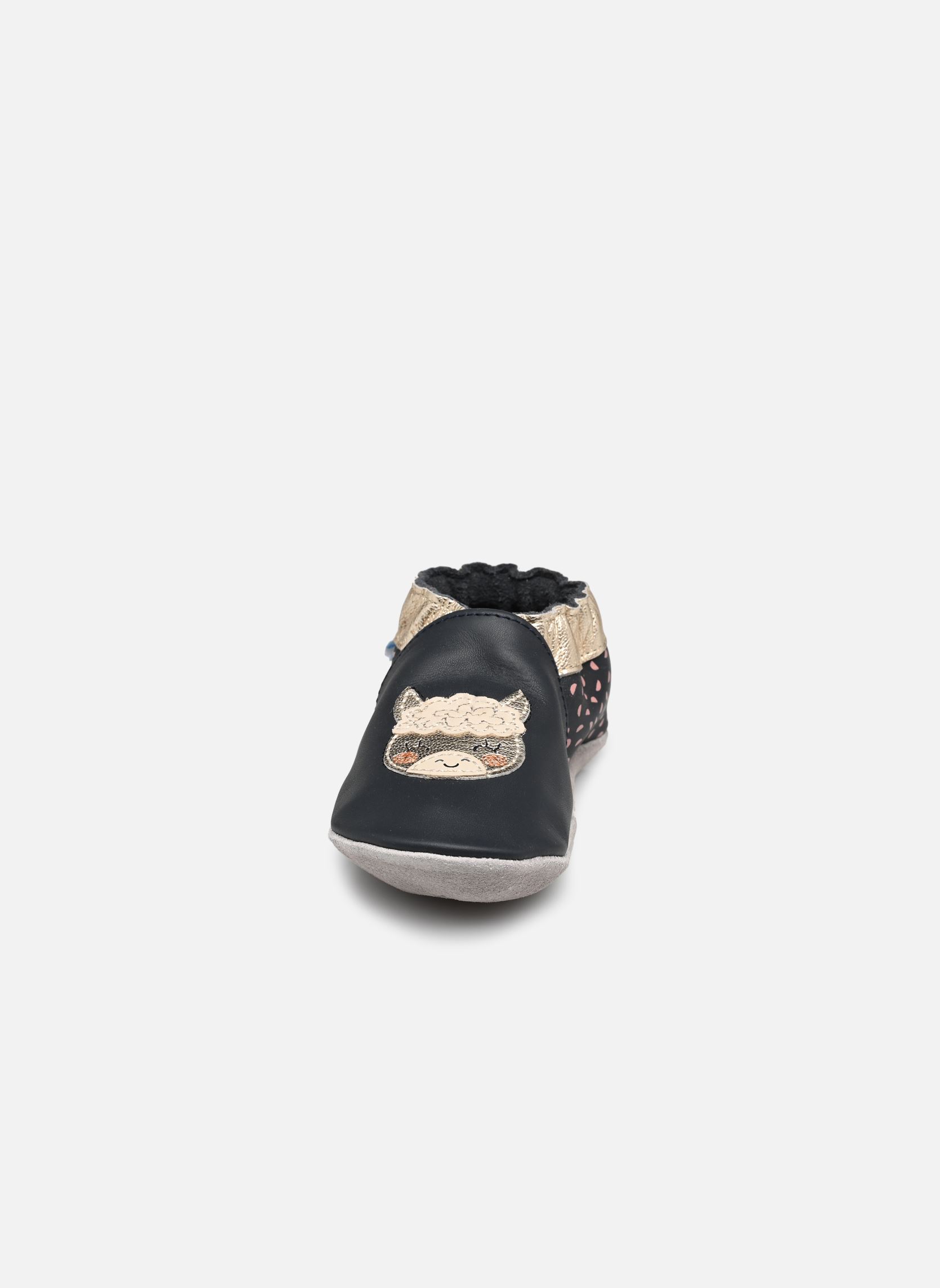 Chaussons LAMASPIRIT fille bleu Robeez Chaussons LAMASPIRIT fille bleu MARINE