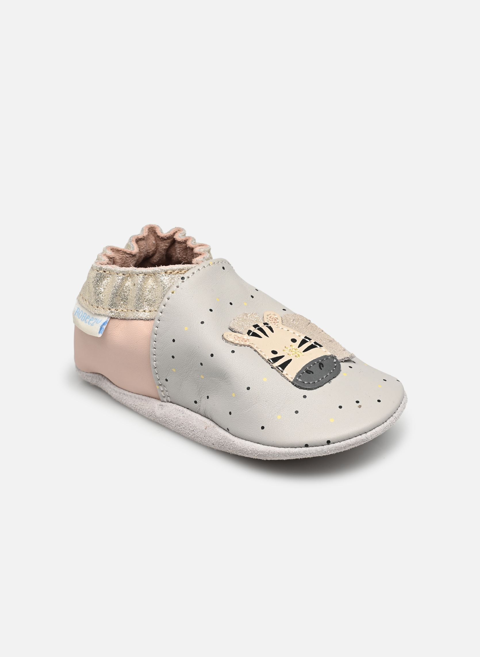Chaussons CUTE ZEBRA gris Robeez Chaussons CUTE ZEBRA gris GRIS ROSE
