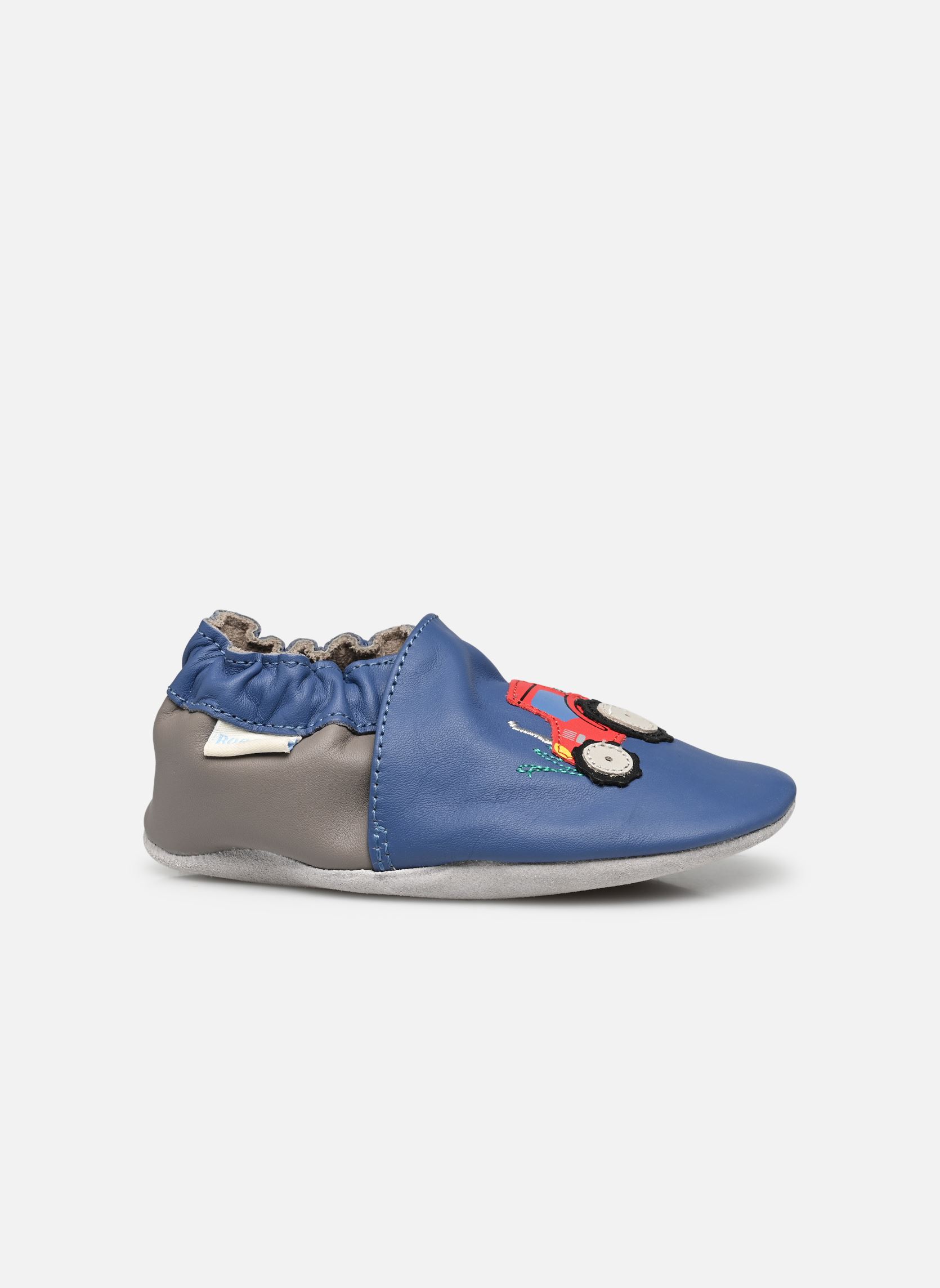 Chaussons FARMBOY bleu Robeez Chaussons FARMBOY bleu BLEU GRIS
