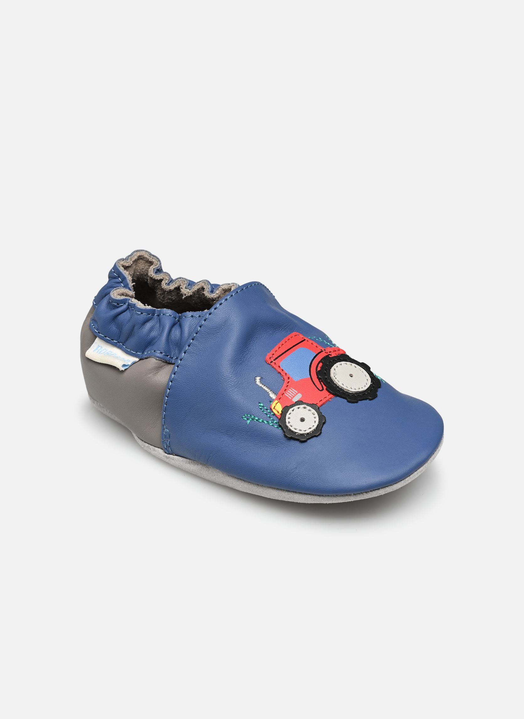 Chaussons FARMBOY bleu Robeez Chaussons FARMBOY bleu BLEU GRIS