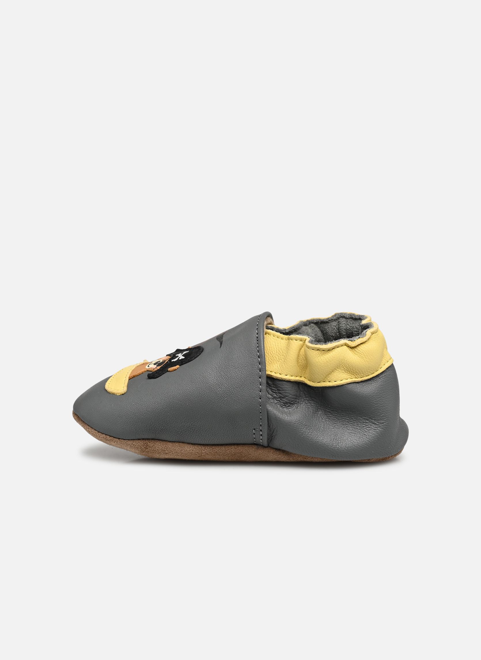 Hausschuhe SEA BEAR grau Robeez Hausschuhe SEA BEAR grau GRIS FONCE