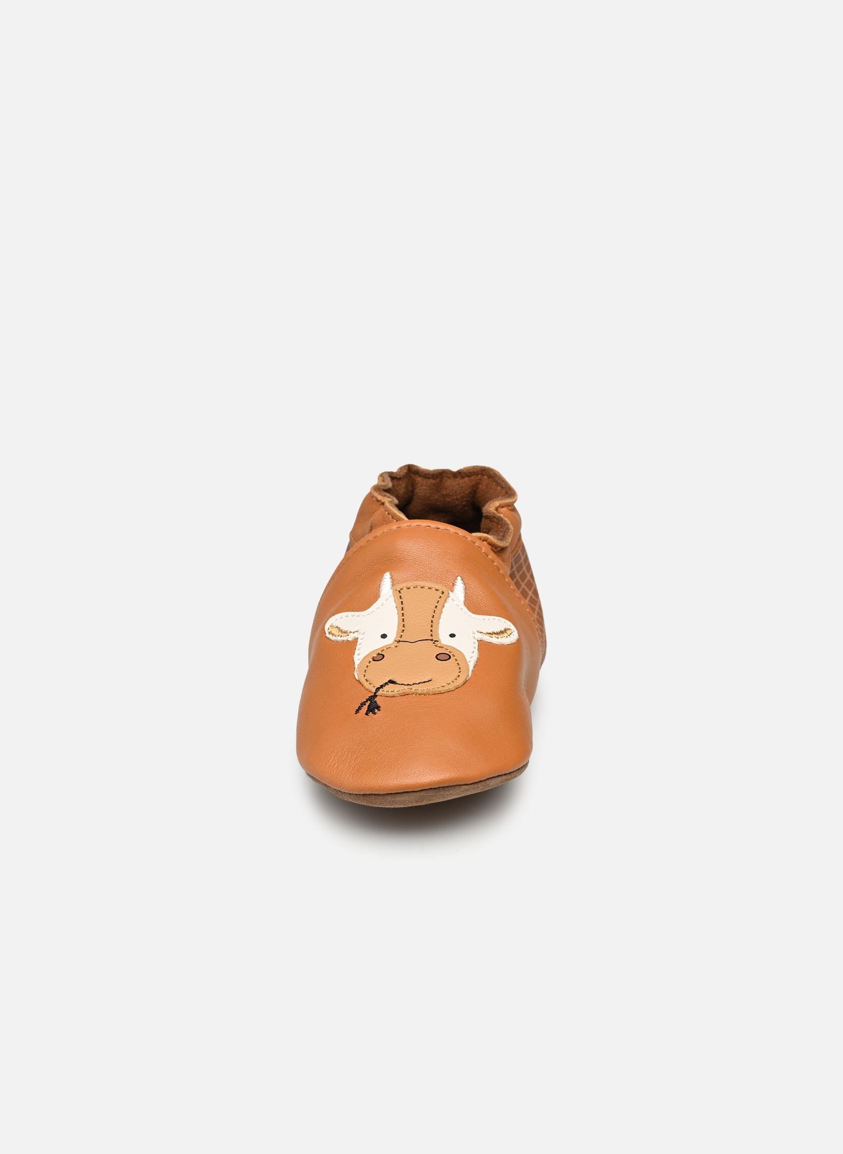 Hausschuhe FUNNY COW braun Robeez Hausschuhe FUNNY COW braun CAMEL MARRON
