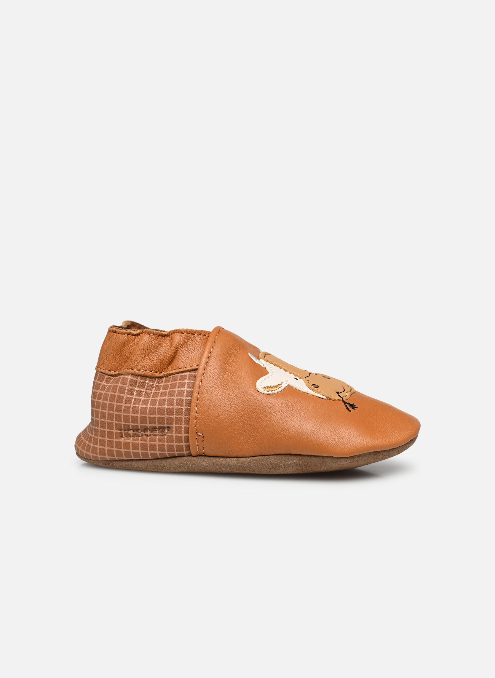 Hausschuhe FUNNY COW braun Robeez Hausschuhe FUNNY COW braun CAMEL MARRON