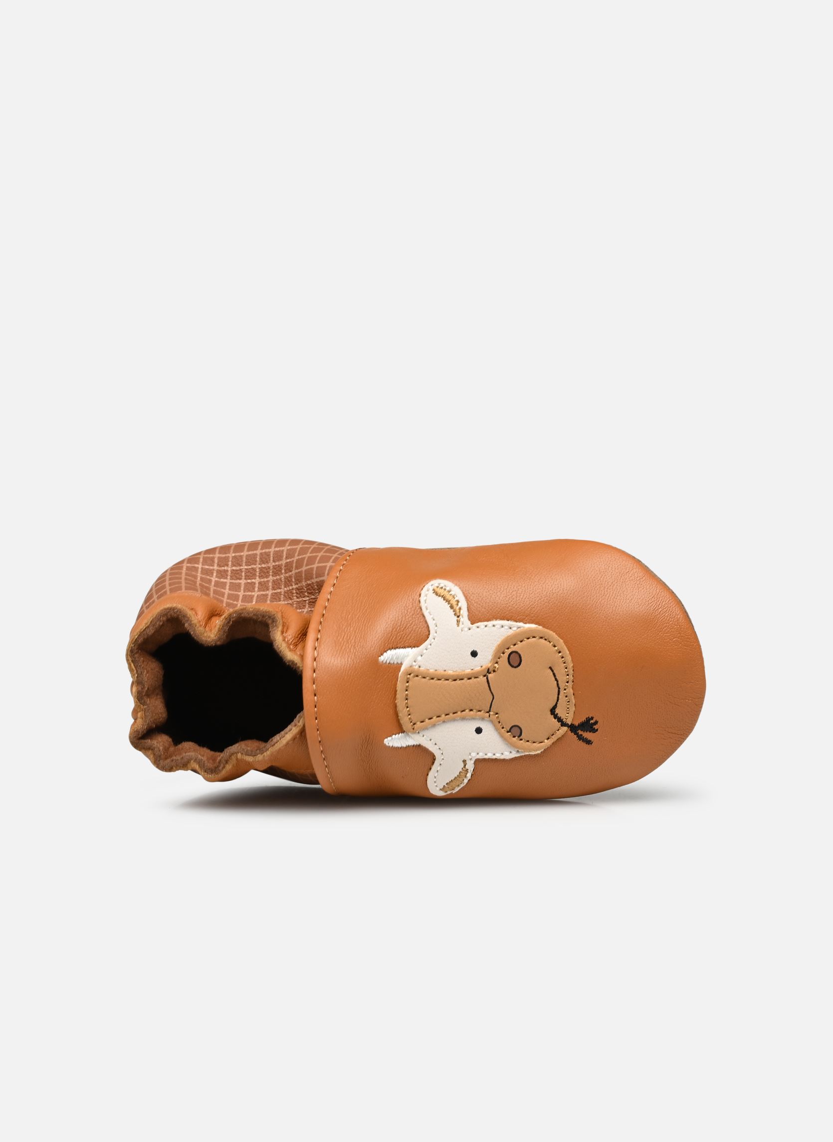 Hausschuhe FUNNY COW braun Robeez Hausschuhe FUNNY COW braun CAMEL MARRON