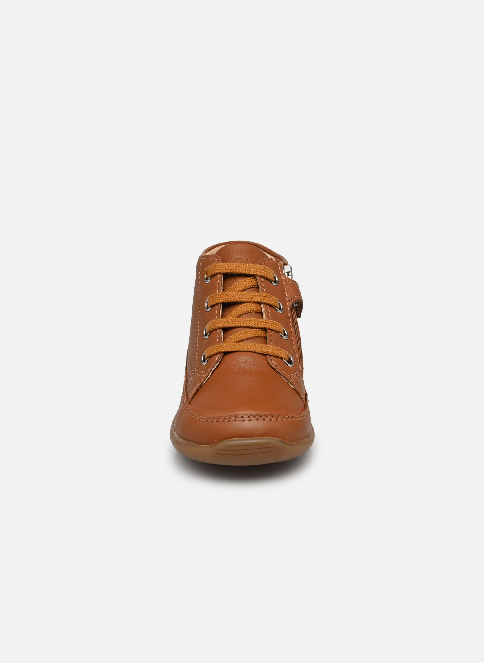 Schuhe für die ersten Schritte CUPY ZIP LACE braun Shoo Pom Schuhe für die ersten Schritte CUPY ZIP LACE braun CAMEL