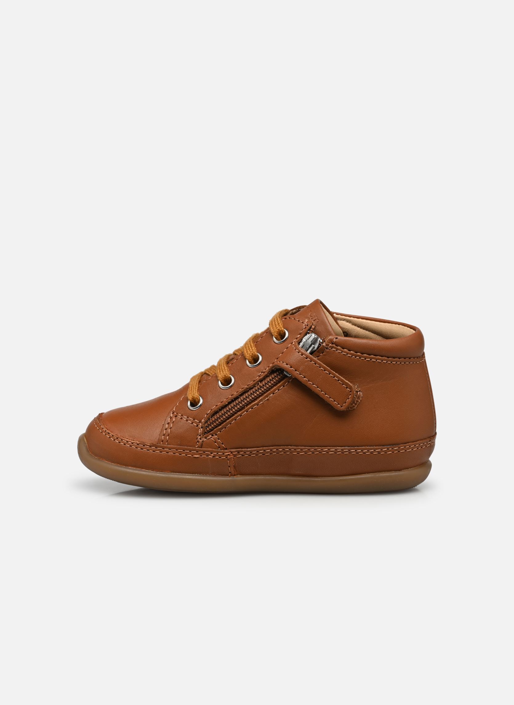 Schuhe für die ersten Schritte CUPY ZIP LACE braun Shoo Pom Schuhe für die ersten Schritte CUPY ZIP LACE braun CAMEL
