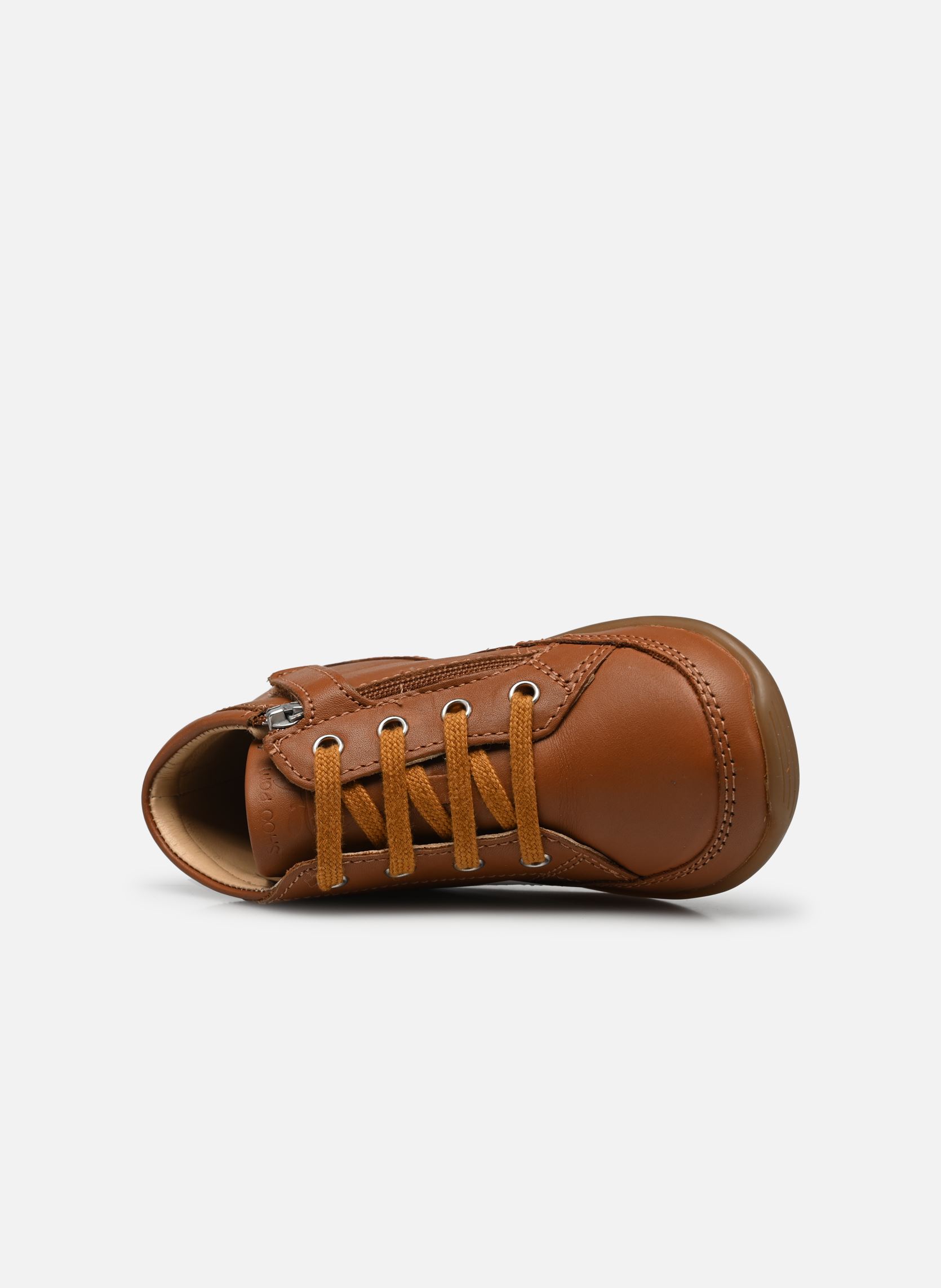 Schuhe für die ersten Schritte CUPY ZIP LACE braun Shoo Pom Schuhe für die ersten Schritte CUPY ZIP LACE braun CAMEL
