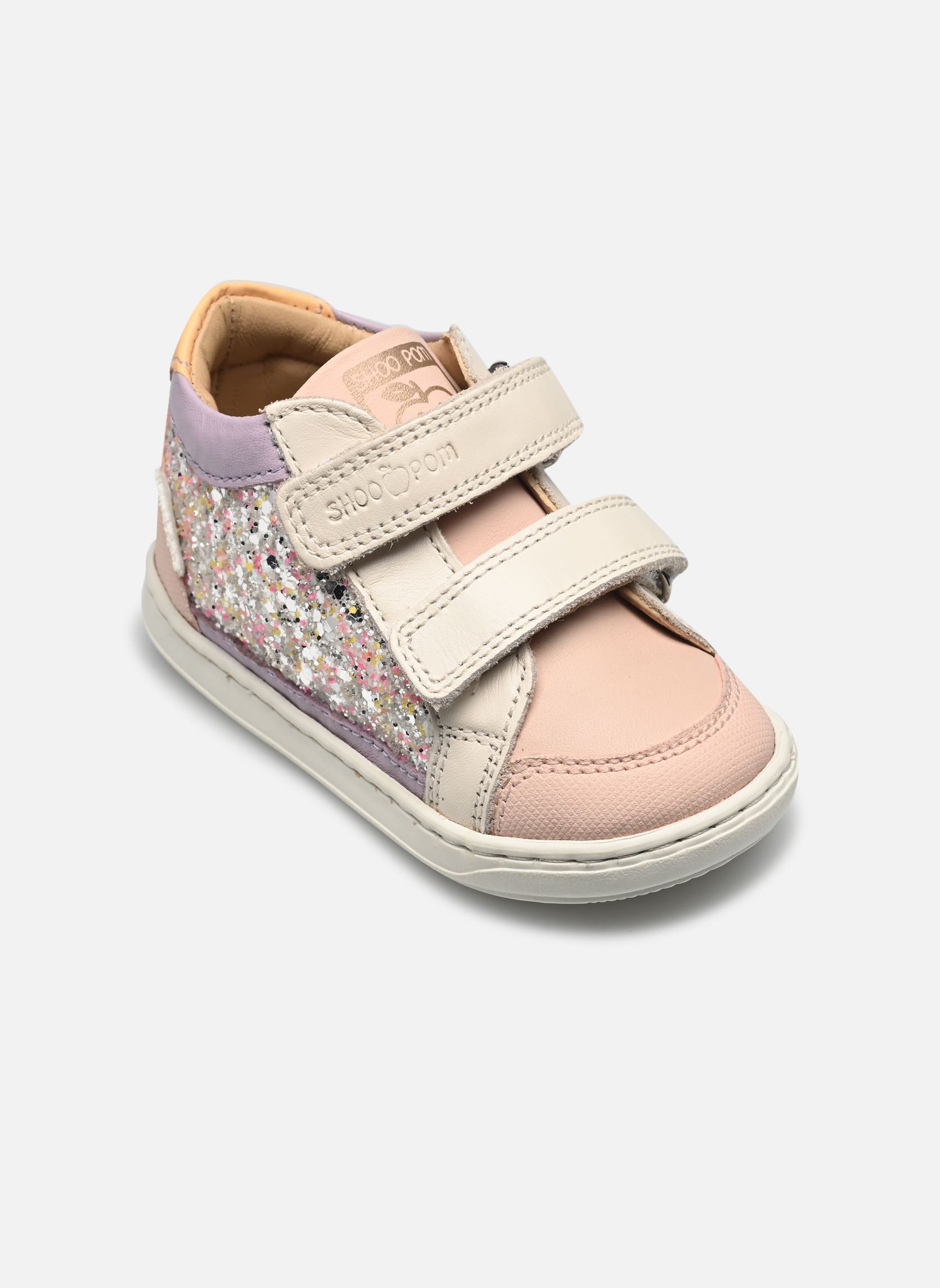 Schuhe für die ersten Schritte BOUBA EASY CO mädchen mehrfarbig Shoo Pom Schuhe für die ersten Schritte BOUBA EASY CO mädchen mehrfarbig PINK
