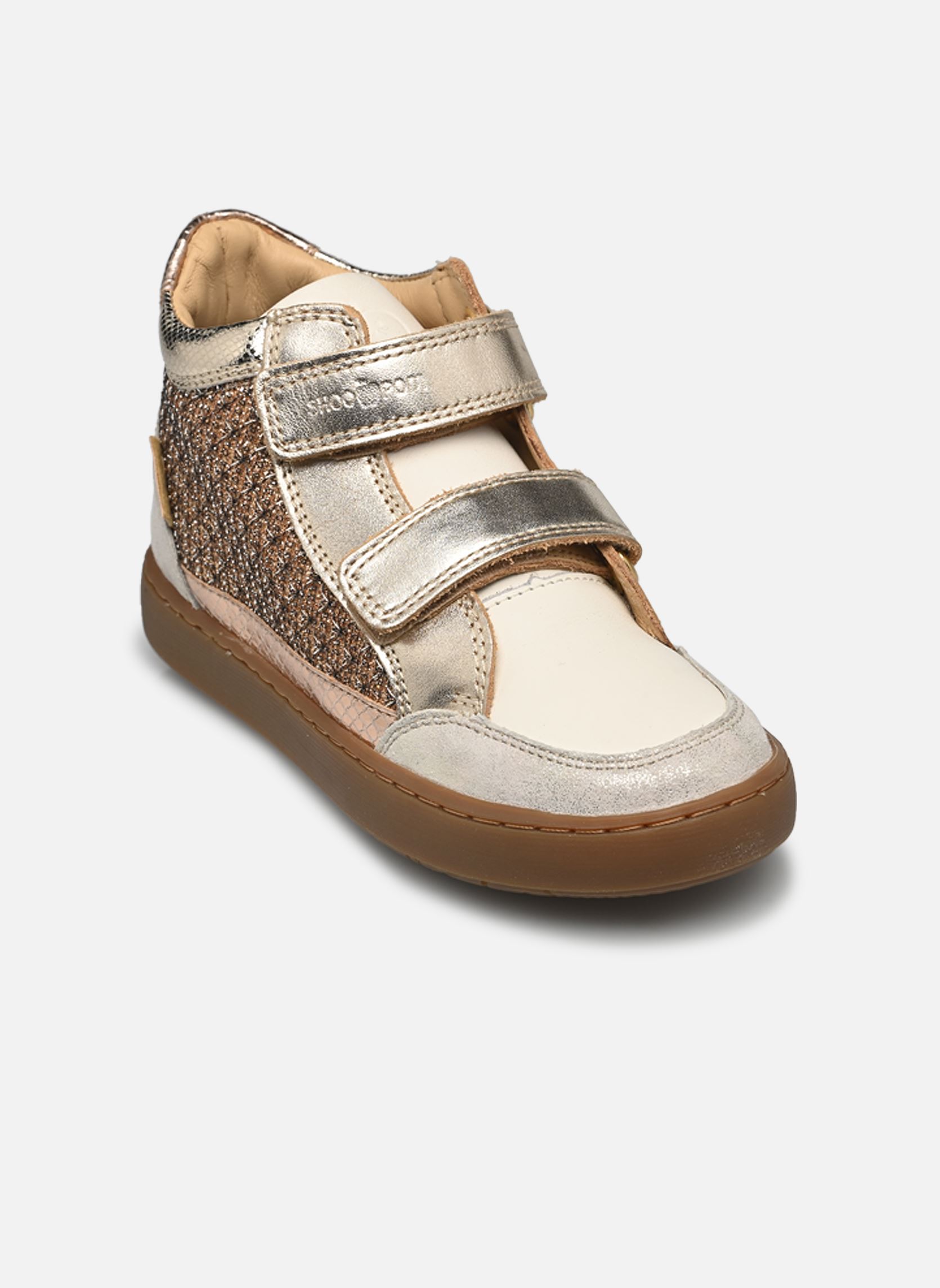 Baskets basses PLAY EASY CO fille beige Shoo Pom Baskets basses PLAY EASY CO fille beige PLATINE-WHITE