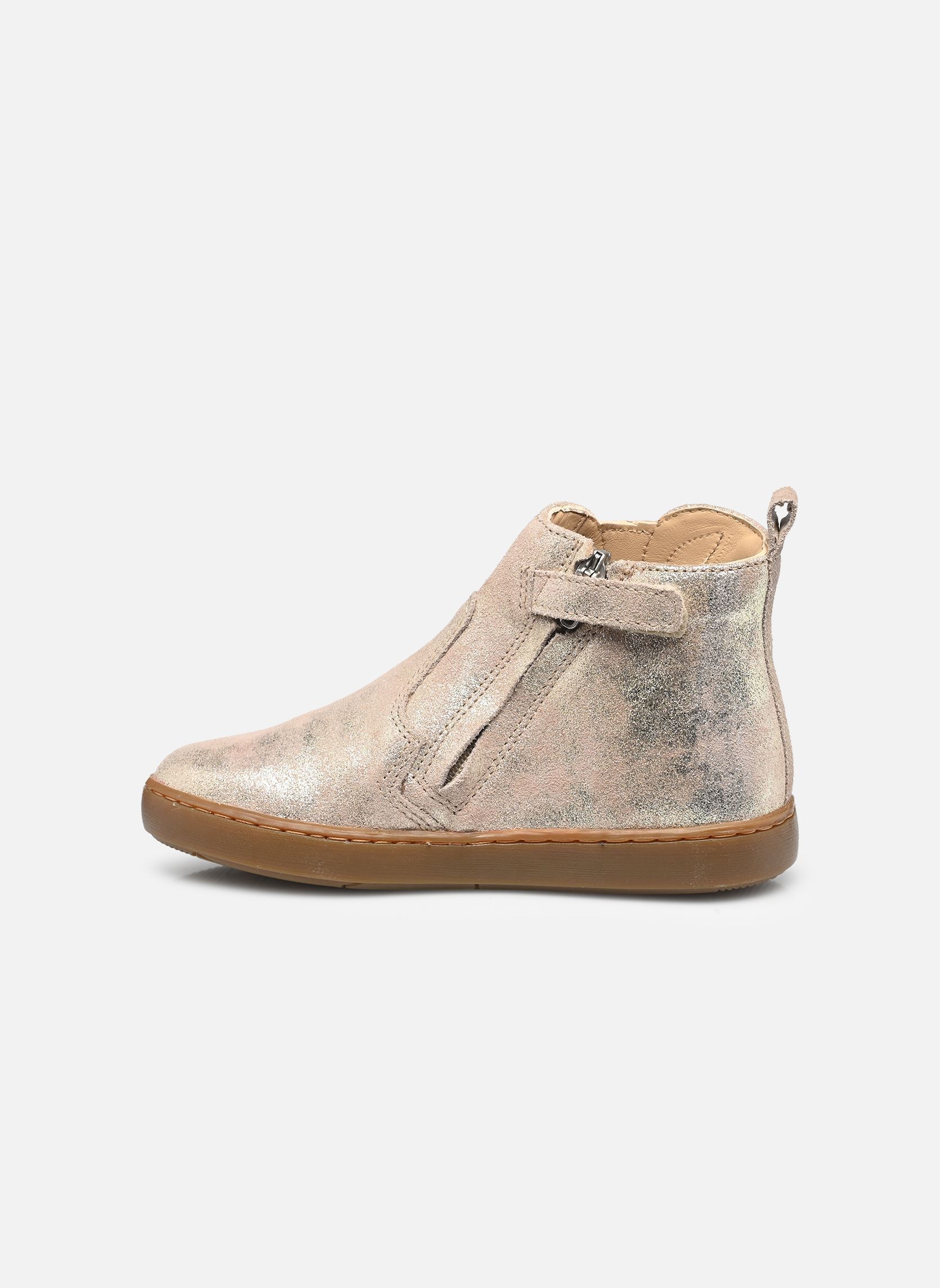 Stiefeletten / Ankle Boots PLAY NEW APPLE mädchen gold und bronze Shoo Pom Stiefeletten / Ankle Boots PLAY NEW APPLE mädchen gold und bronze TAUPE-PLATINE 2