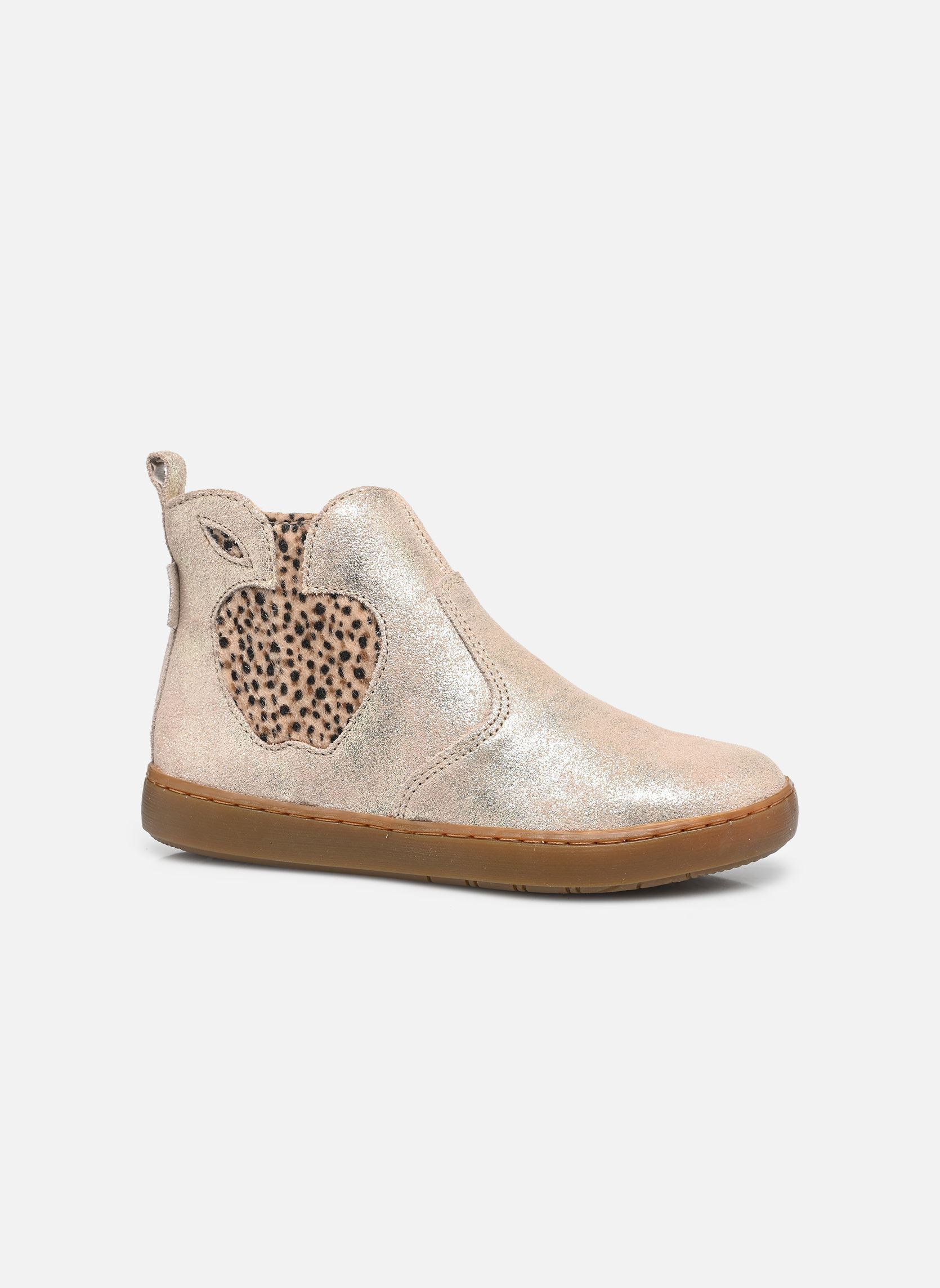 Stiefeletten / Ankle Boots PLAY NEW APPLE mädchen gold und bronze Shoo Pom Stiefeletten / Ankle Boots PLAY NEW APPLE mädchen gold und bronze TAUPE-PLATINE 2