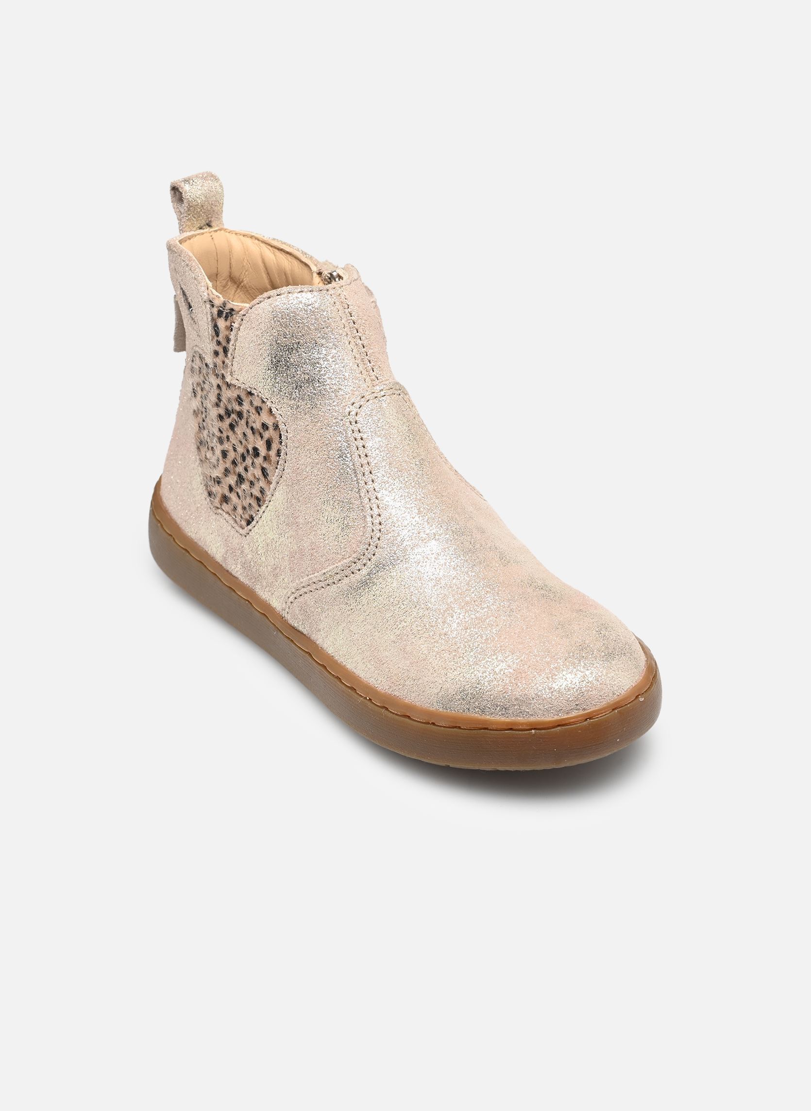 Stiefeletten / Ankle Boots PLAY NEW APPLE mädchen gold und bronze Shoo Pom Stiefeletten / Ankle Boots PLAY NEW APPLE mädchen gold und bronze TAUPE-PLATINE 2