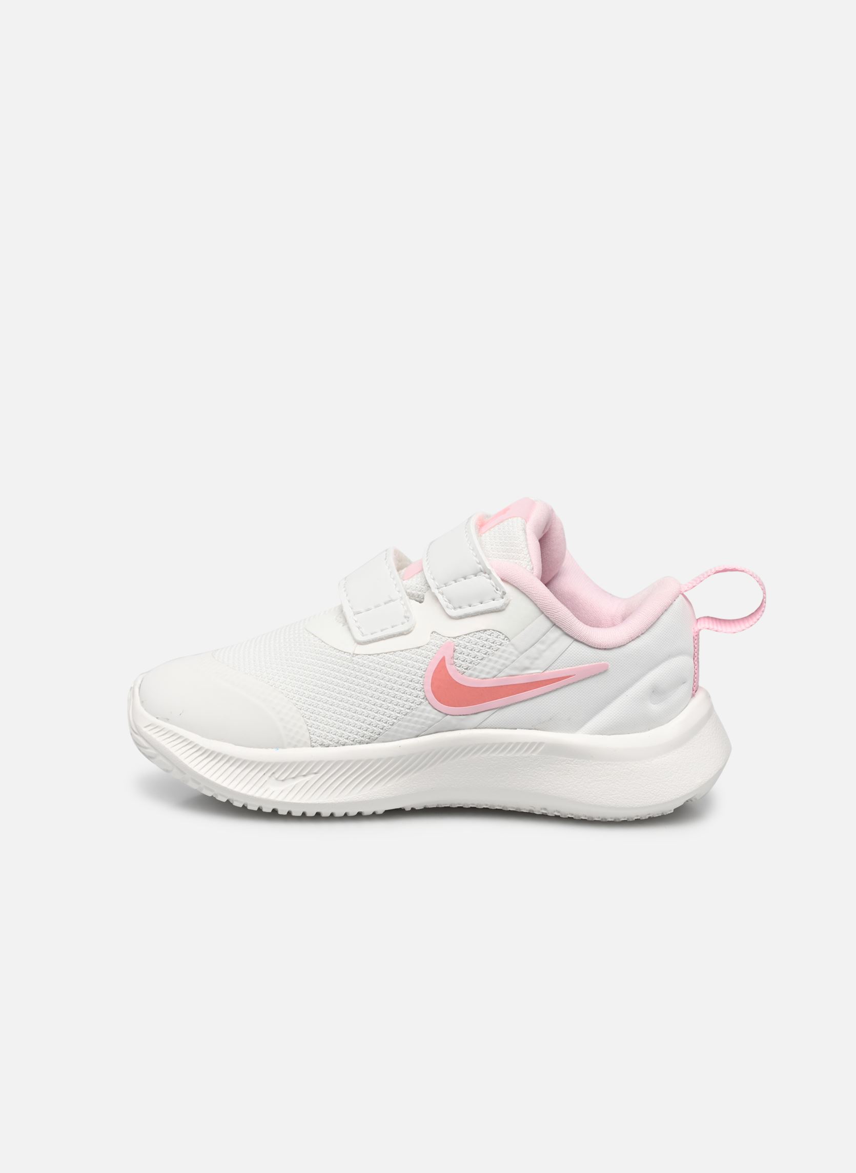 Chaussures de sport Nike Star Runner 3 Se (Tdv) fille blanc Nike Chaussures de sport Nike Star Runner 3 Se (Tdv) fille blanc Summit White/Pink Gaze -Pink F