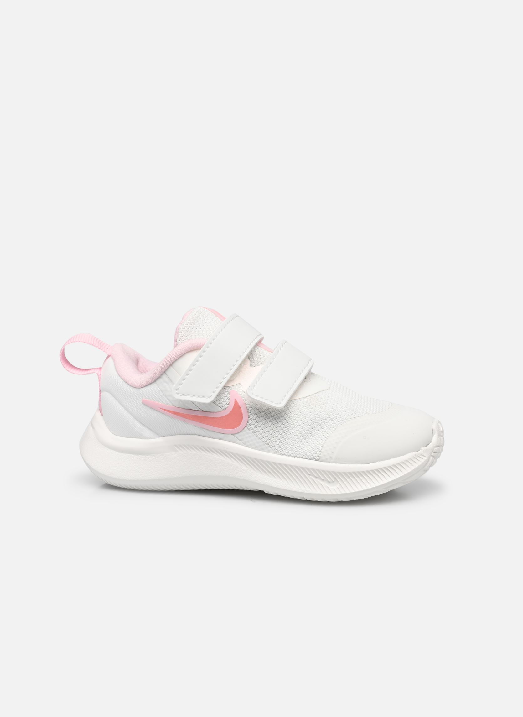 Chaussures de sport Nike Star Runner 3 Se (Tdv) fille blanc Nike Chaussures de sport Nike Star Runner 3 Se (Tdv) fille blanc Summit White/Pink Gaze -Pink F