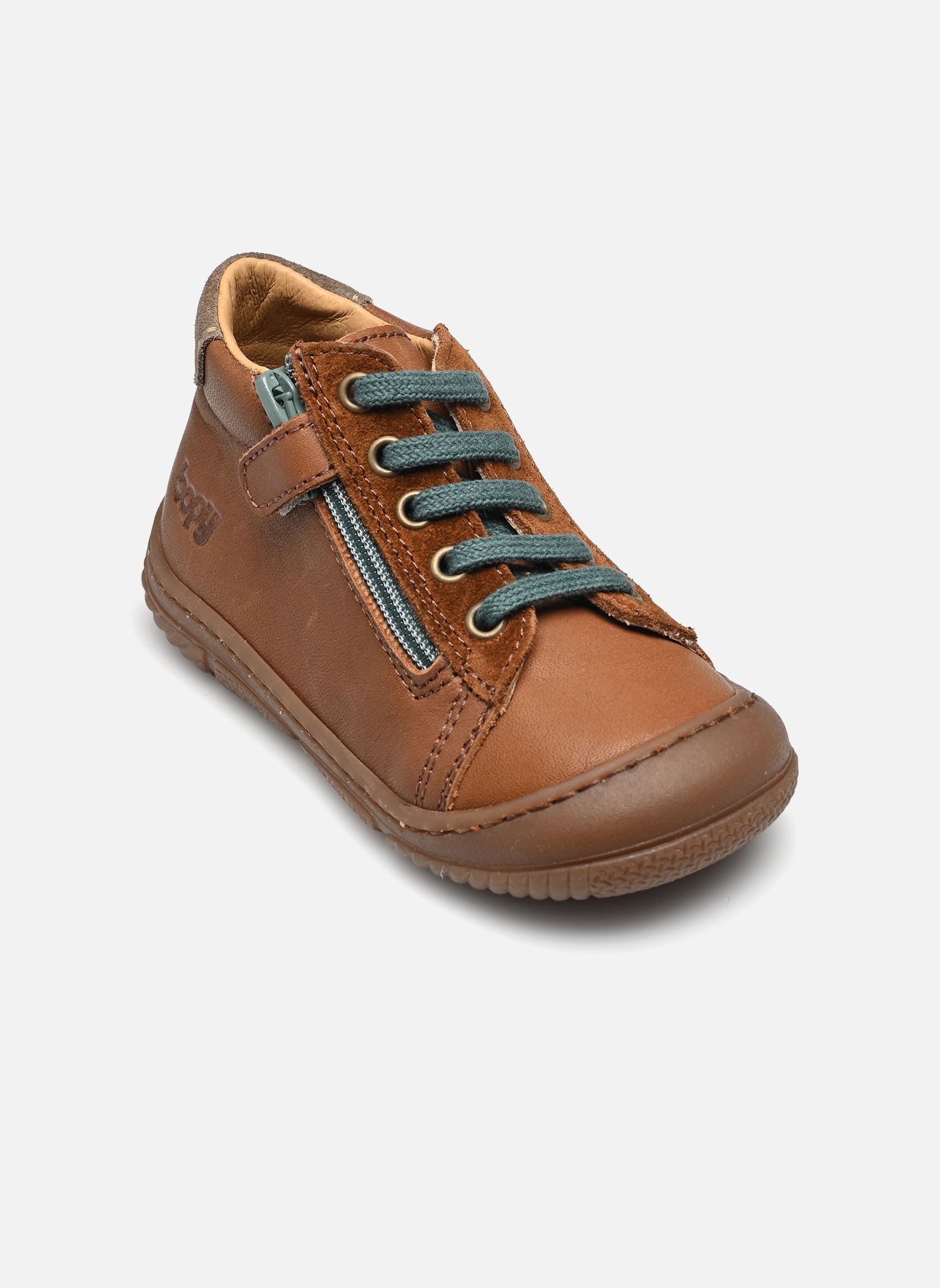 Chaussures premiers pas Jejoc garçon marron Bopy Chaussures premiers pas Jejoc garçon marron COGNAC LISSE