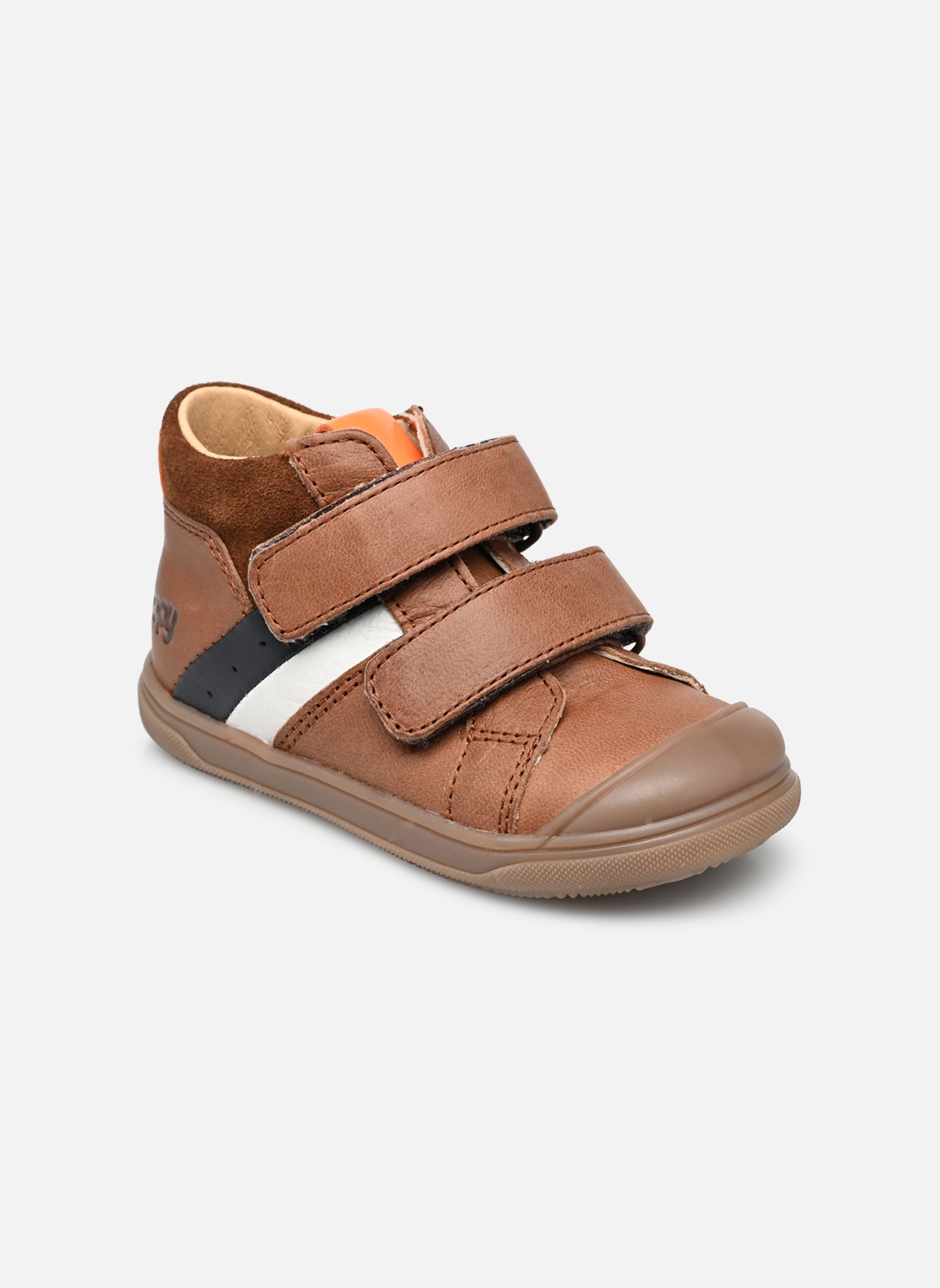 Chaussures premiers pas Rinivel garçon marron Bopy Chaussures premiers pas Rinivel garçon marron CARAMEL