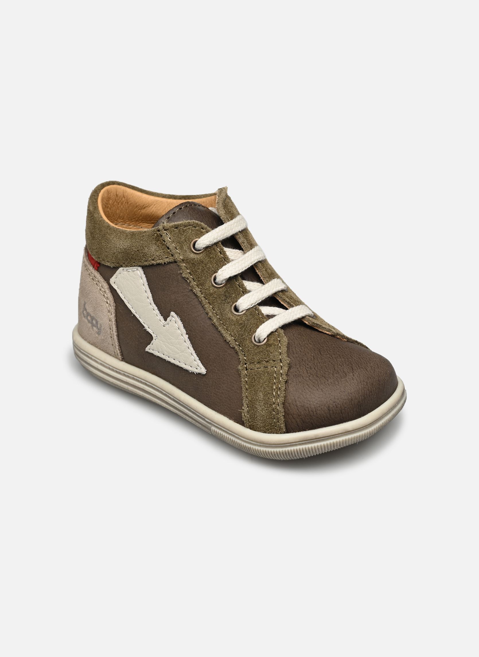 Chaussures premiers pas Zipo garçon vert Bopy Chaussures premiers pas Zipo garçon vert KAKI