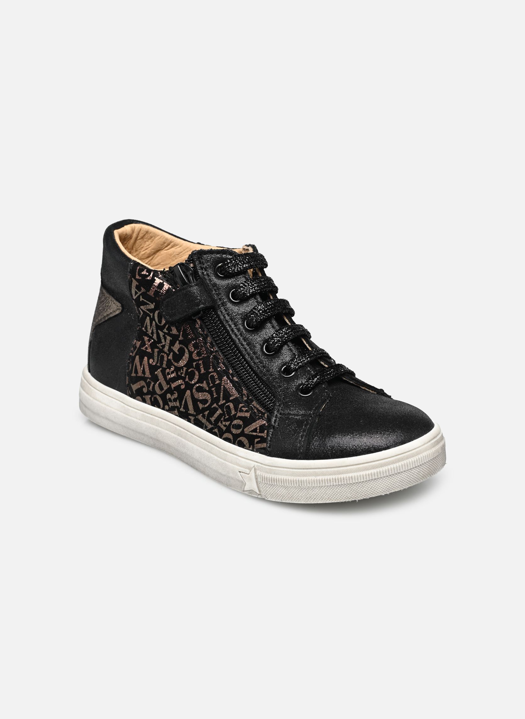 Sneakers alte Salamata bambina nero Bopy Sneakers alte Salamata bambina nero NOIR