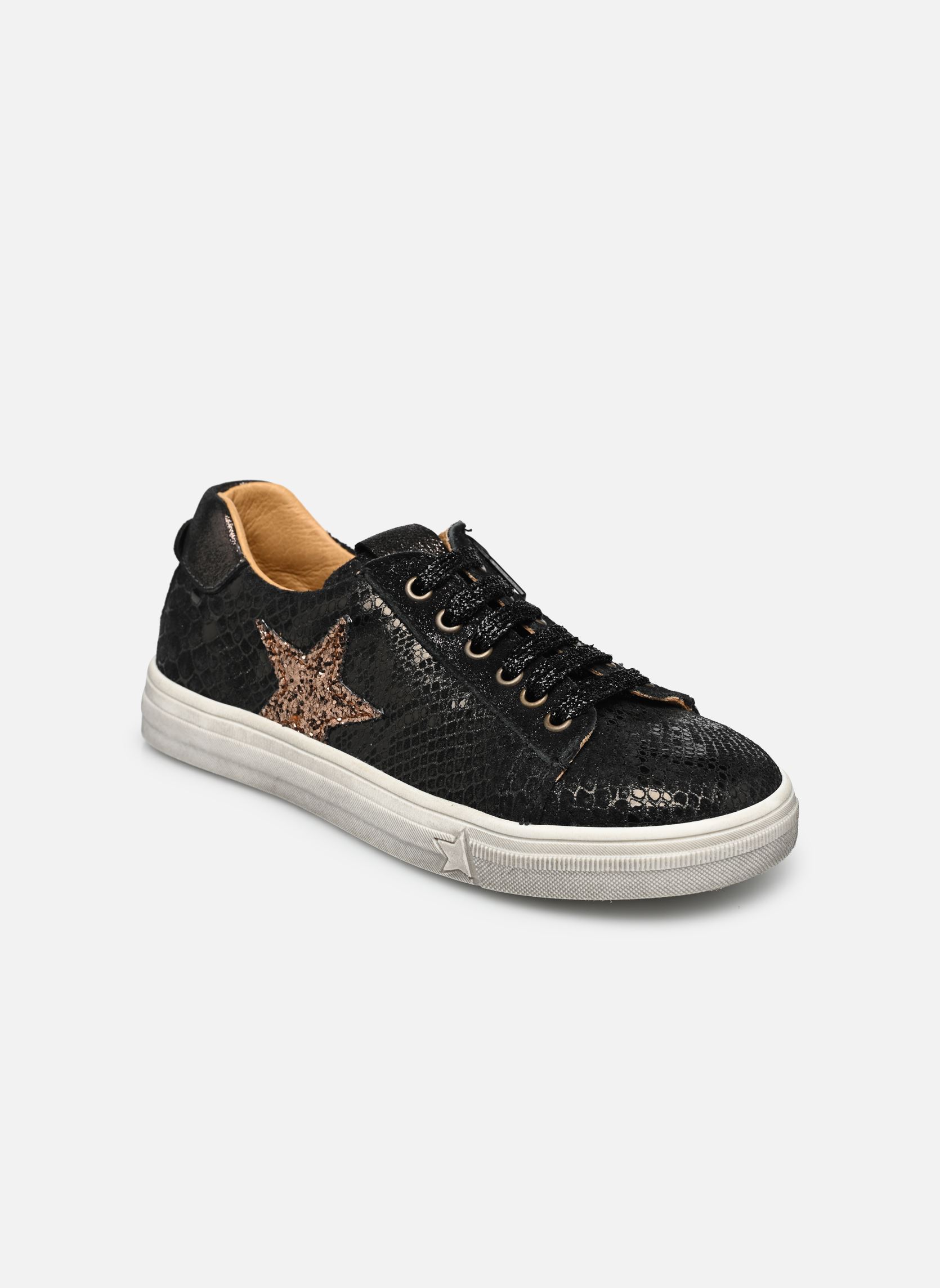 Niedrige Sneaker Sardi mädchen schwarz Bopy Niedrige Sneaker Sardi mädchen schwarz NOIR