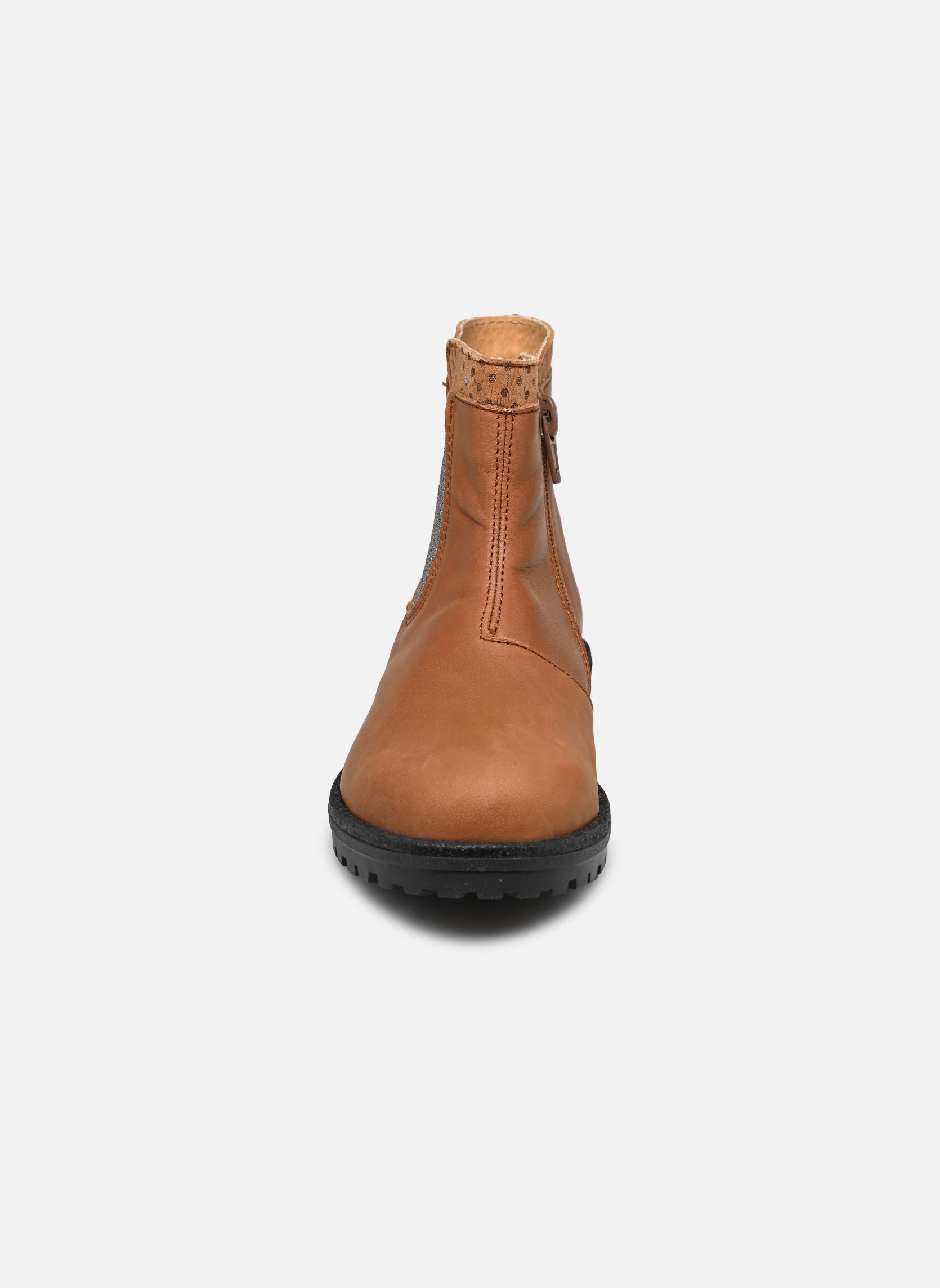Bottines Sunaca fille marron Bopy Bottines Sunaca fille marron CARAMEL