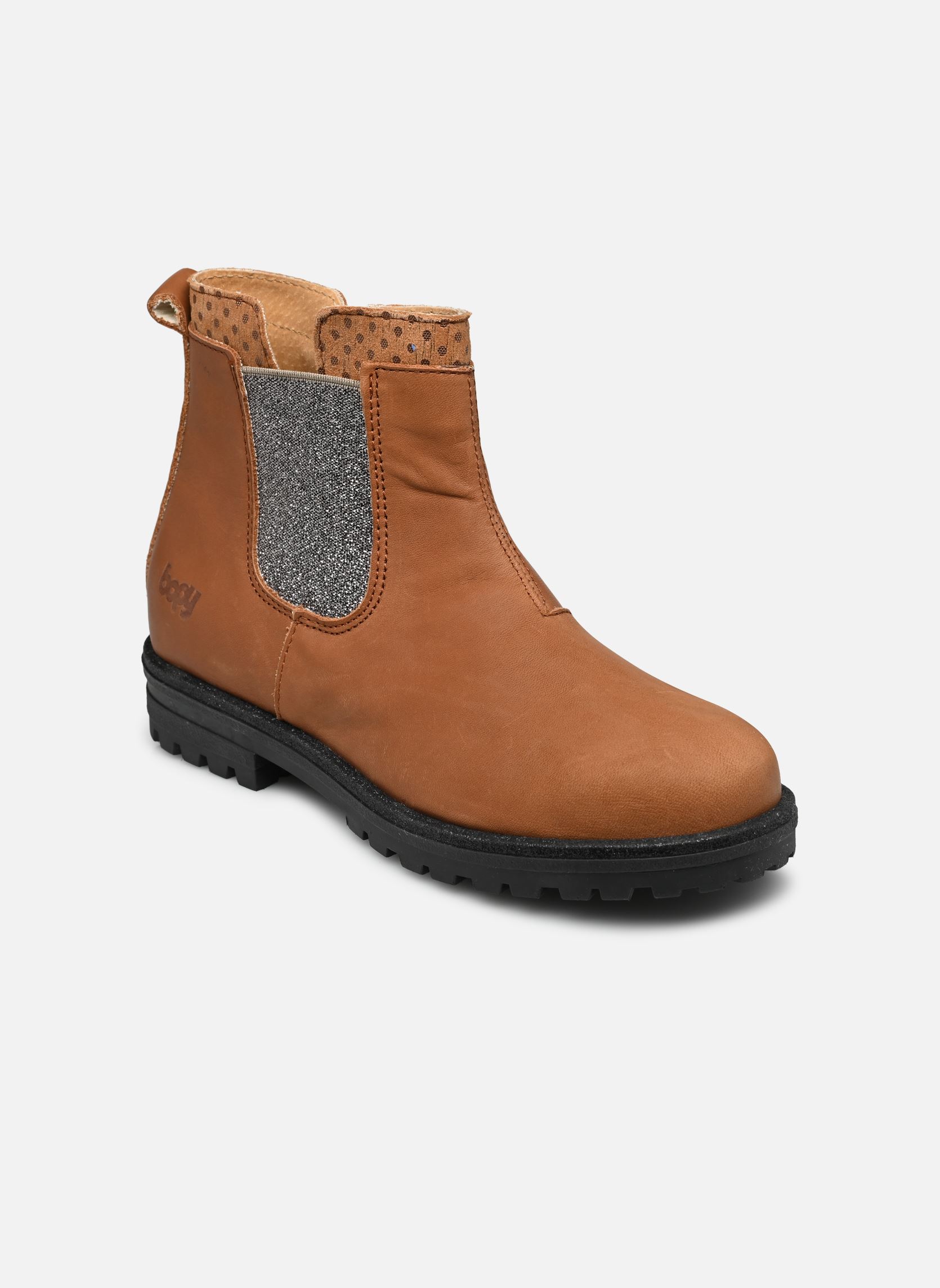 Bottines Sunaca fille marron Bopy Bottines Sunaca fille marron CARAMEL