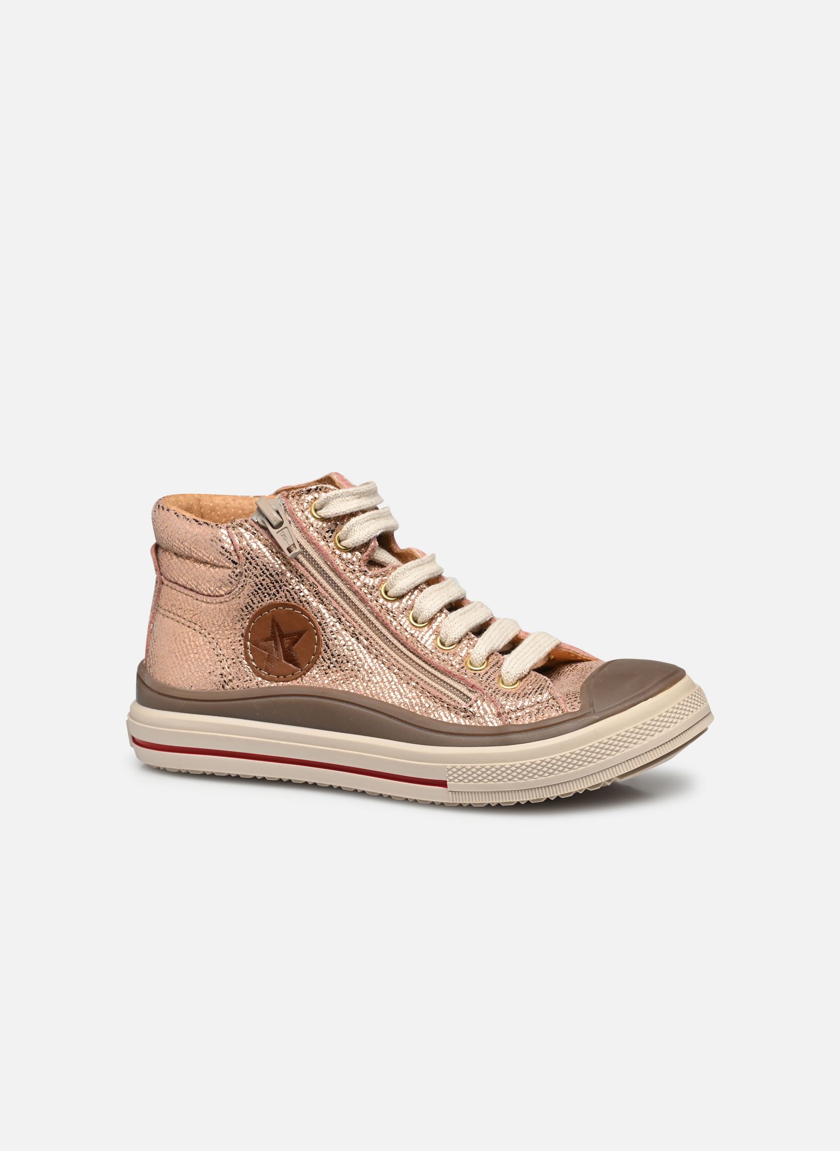 Knöchelhohe Sneaker Velvet mädchen rosa Bopy Knöchelhohe Sneaker Velvet mädchen rosa ROSE JEANS