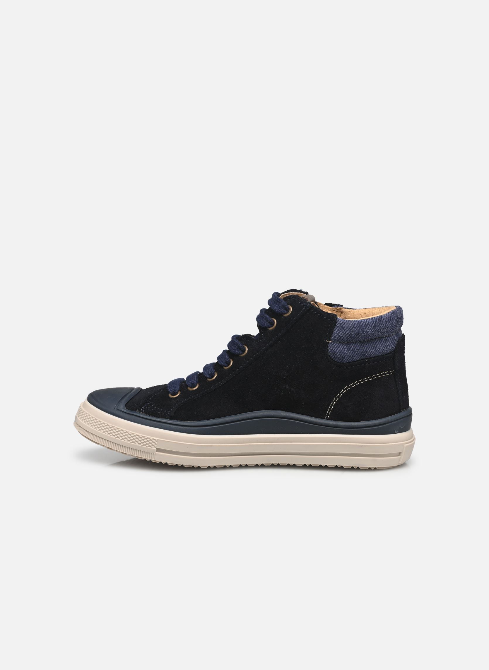 Baskets hautes Velvet garçon bleu Bopy Baskets hautes Velvet garçon bleu MARINE VEL
