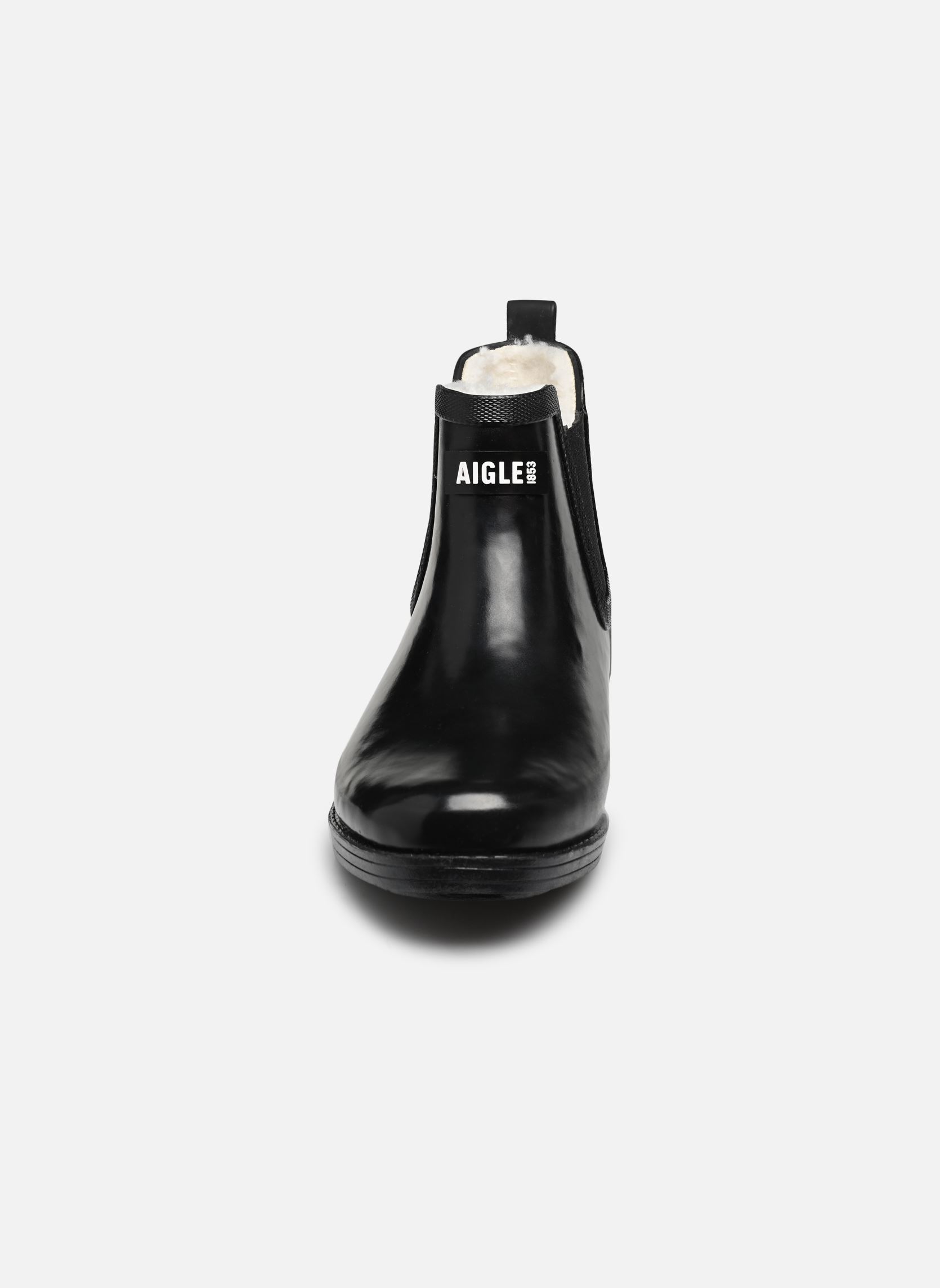 Aigle Carville Chelsea-laarzen voor dames, Zwart Noir 001, 36 EU