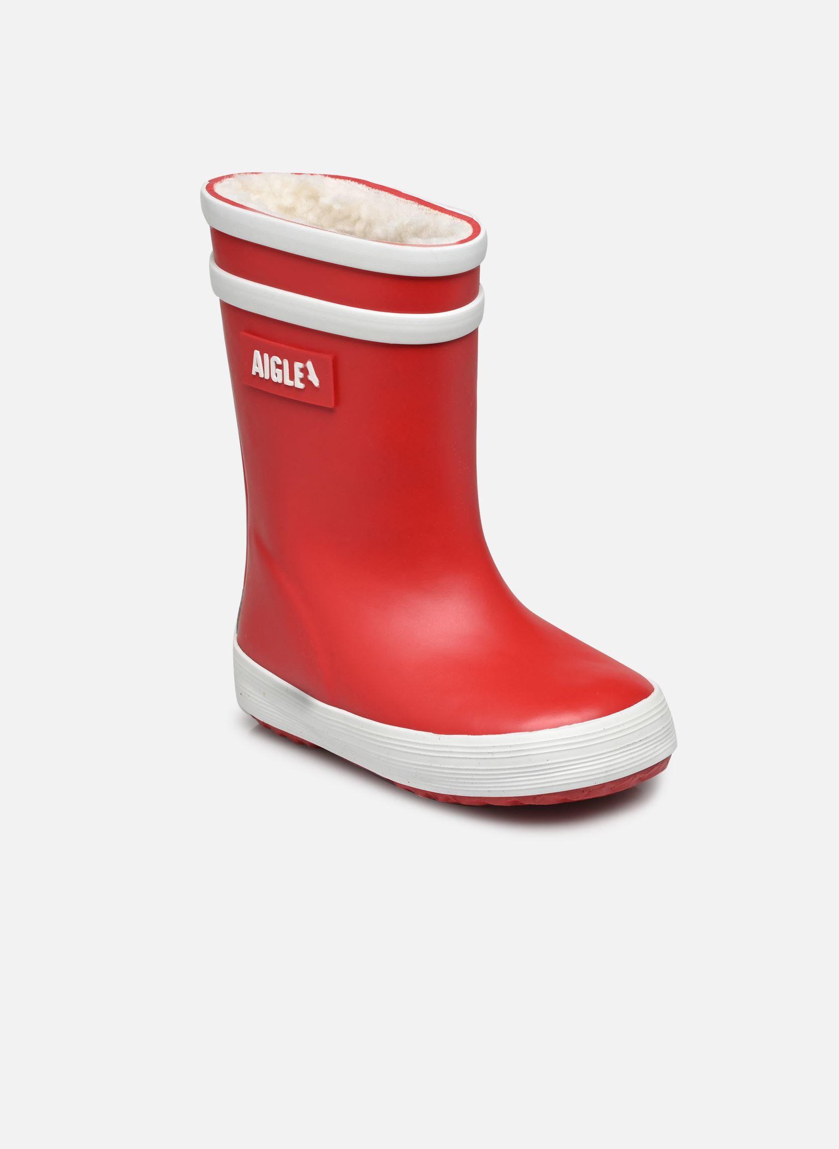 Regenlaarzen Baby Flac Fur 2 rood Aigle Regenlaarzen Baby Flac Fur 2 rood Rouge