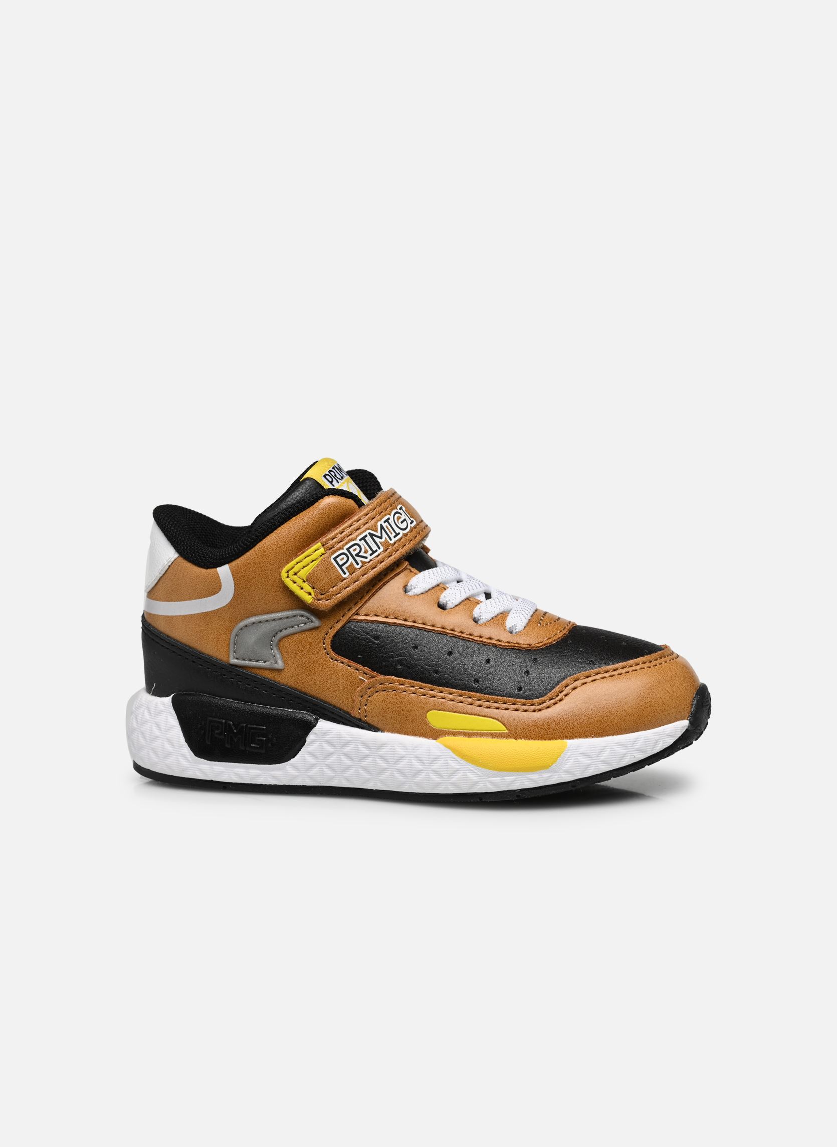 Hoge sneakers PBM 29466 jongens zwart Primigi Hoge sneakers PBM 29466 jongens zwart NERO-SENAPE