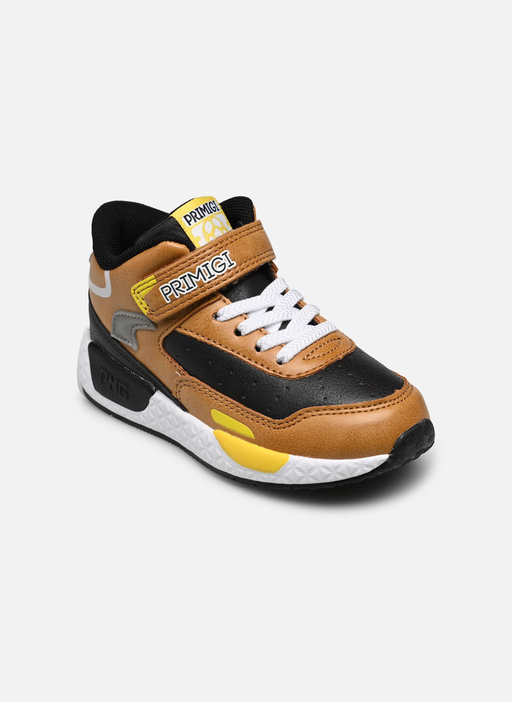 Hoge sneakers PBM 29466 jongens zwart Primigi Hoge sneakers PBM 29466 jongens zwart NERO-SENAPE