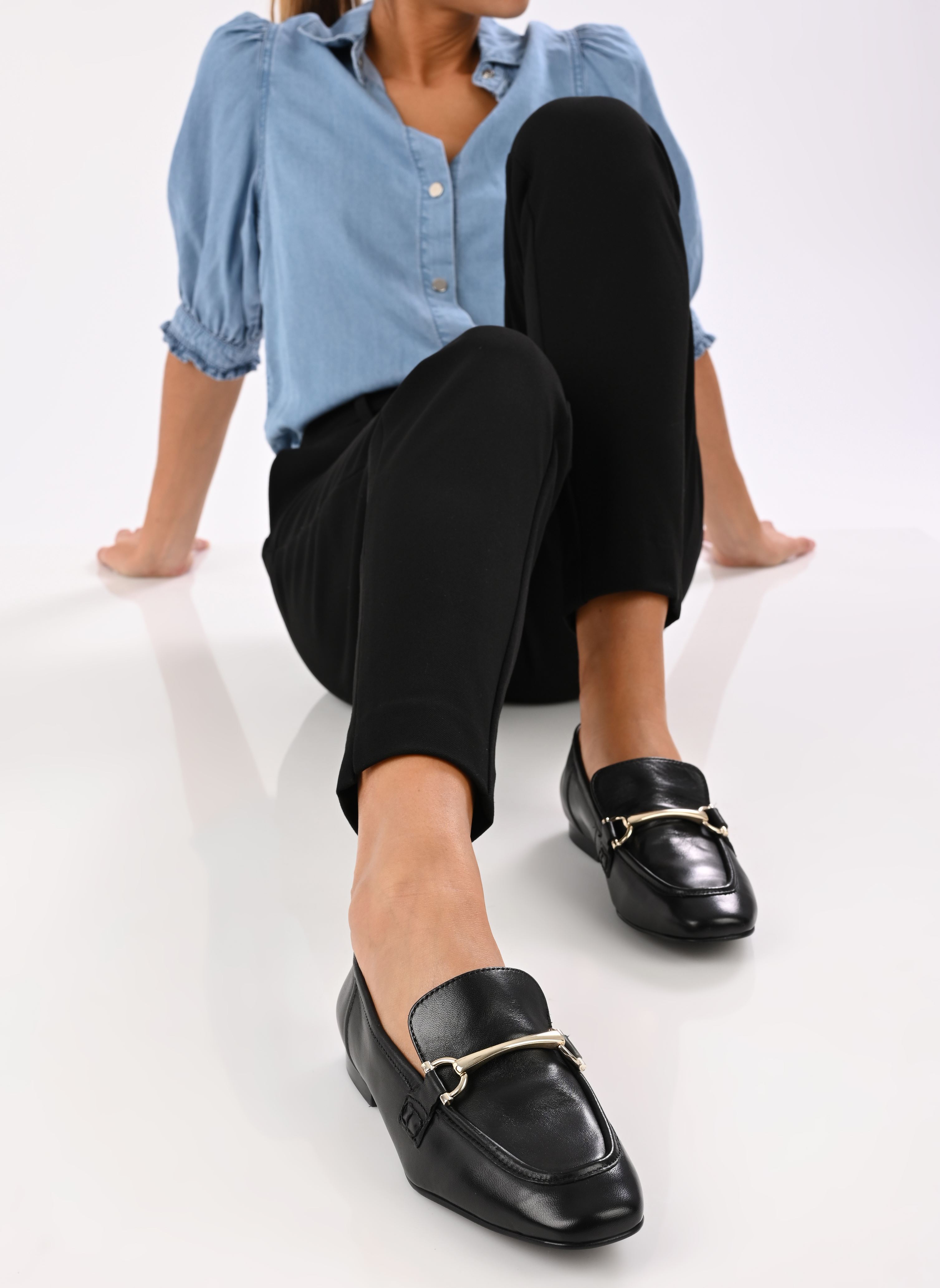 Mocassins ANAMONE dames zwart Bocage Mocassins ANAMONE dames zwart Noir