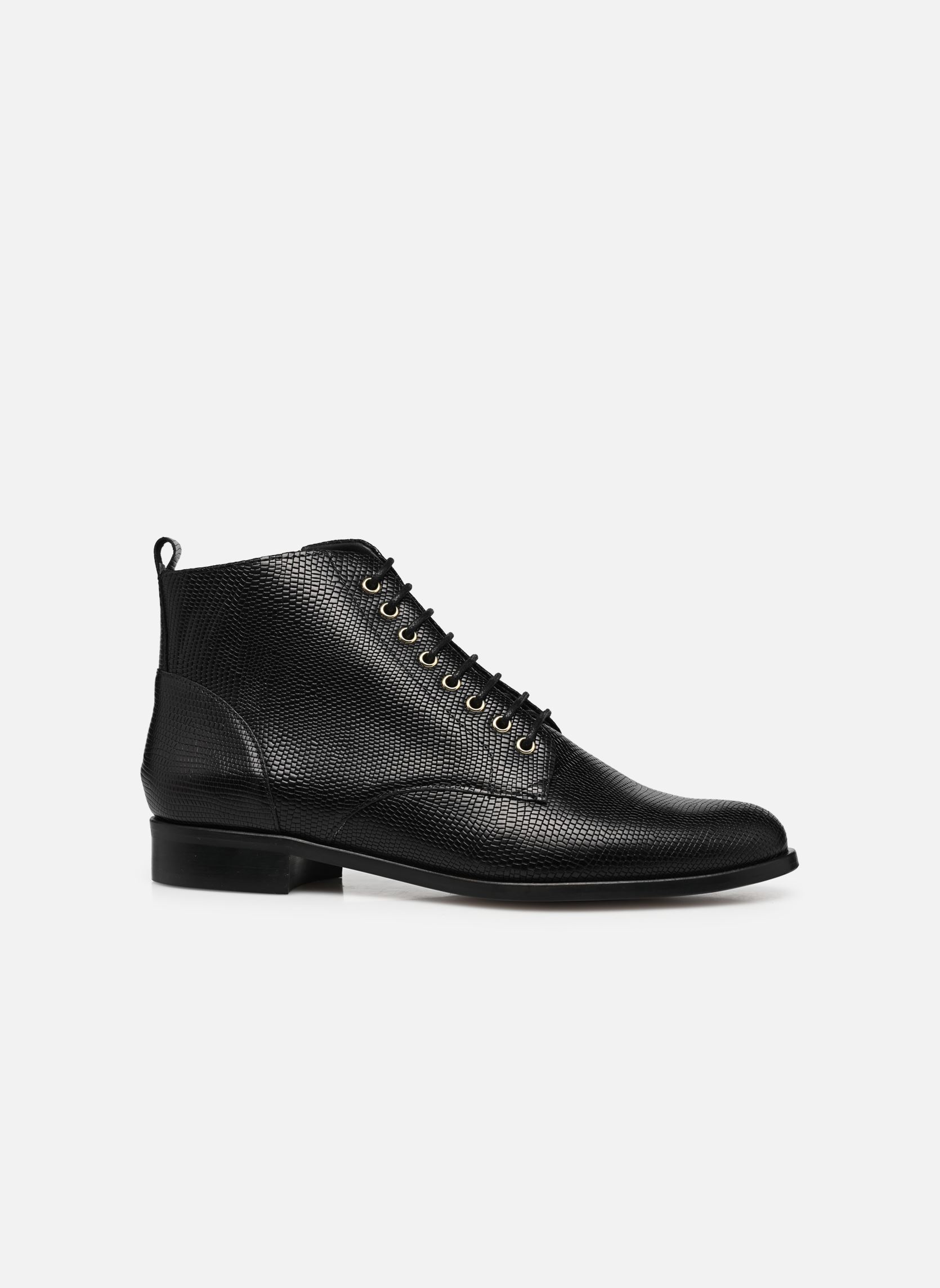 Stivaletti con lacci KAMINARA donna nero Bocage Stivaletti con lacci KAMINARA donna nero Noir