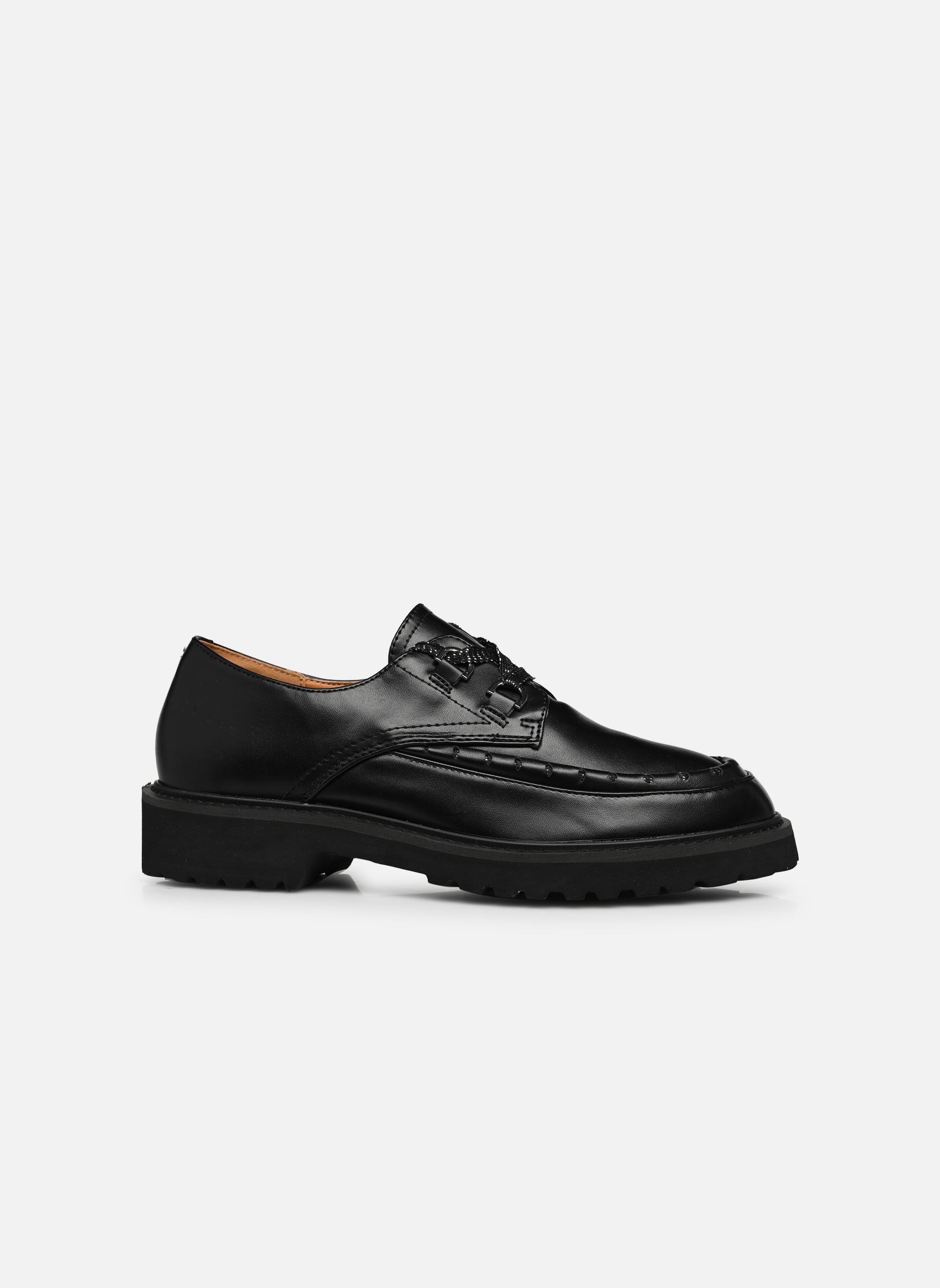 Derbies QL4710_NOIR femme noir Divine Factory Derbies QL4710_NOIR femme noir Noir