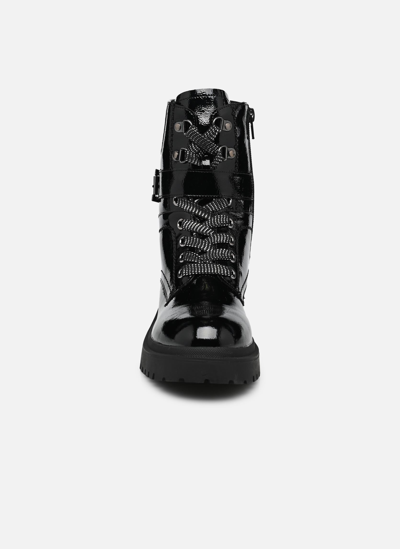Geschnürte Stiefeletten QL4752_NOIR damen schwarz Divine Factory Geschnürte Stiefeletten QL4752_NOIR damen schwarz Noir