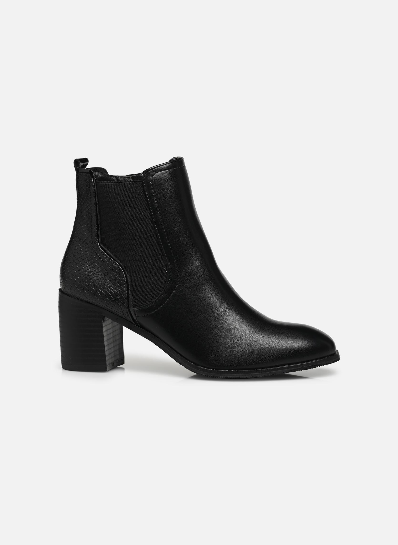 Niedrige Ankle Boots QL4723_NOIR damen schwarz Divine Factory Niedrige Ankle Boots QL4723_NOIR damen schwarz Noir2