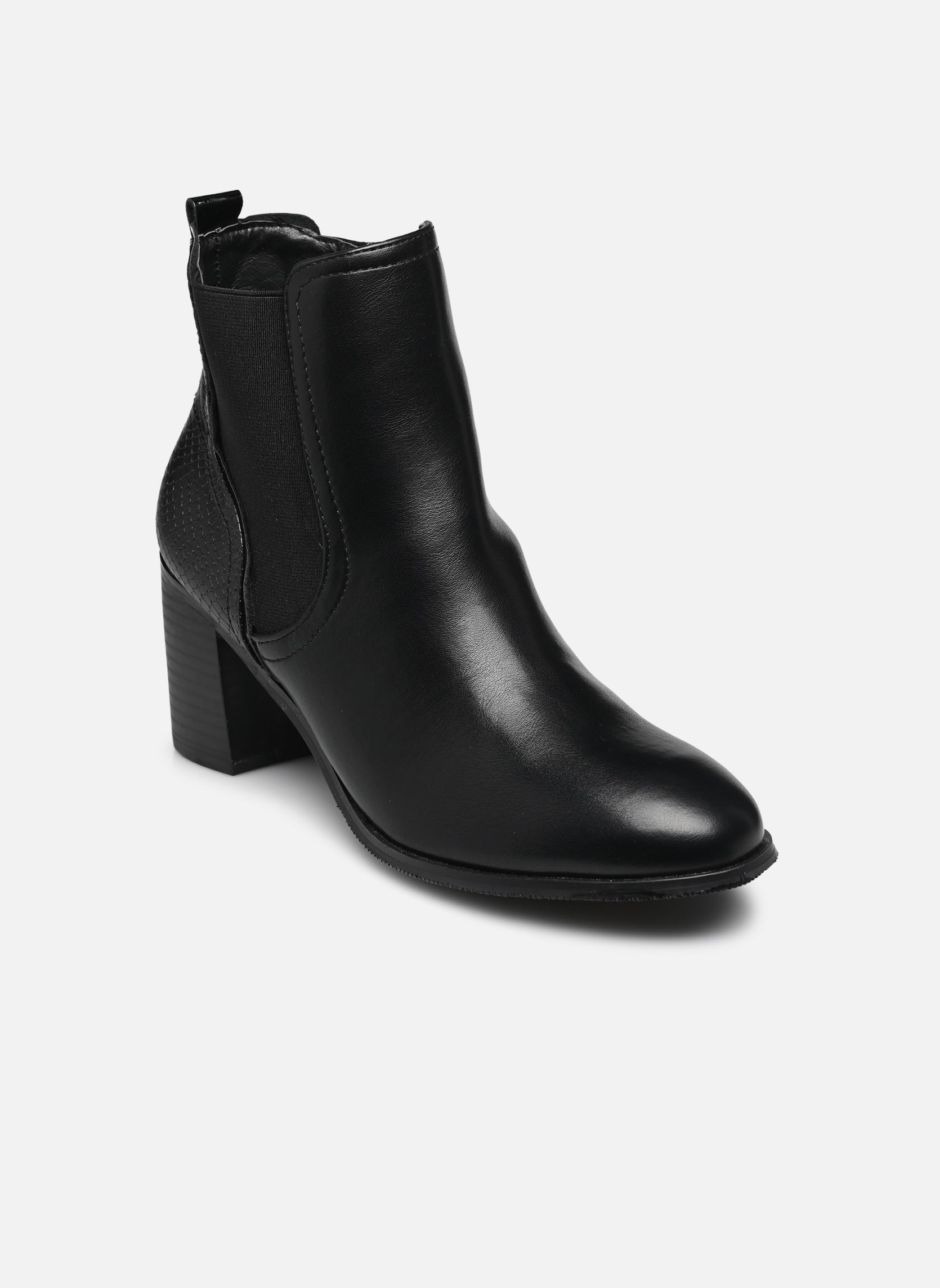 Niedrige Ankle Boots QL4723_NOIR damen schwarz Divine Factory Niedrige Ankle Boots QL4723_NOIR damen schwarz Noir2